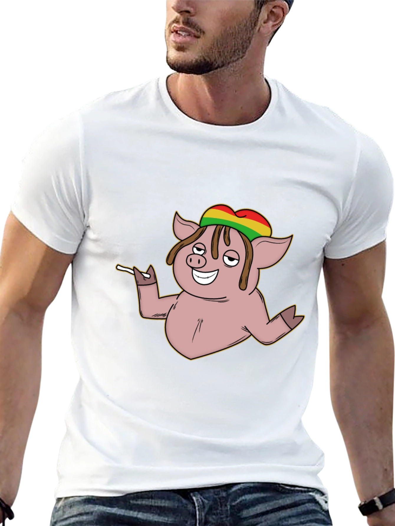 Rasta Pig T-Shirt - Reggae Vibes