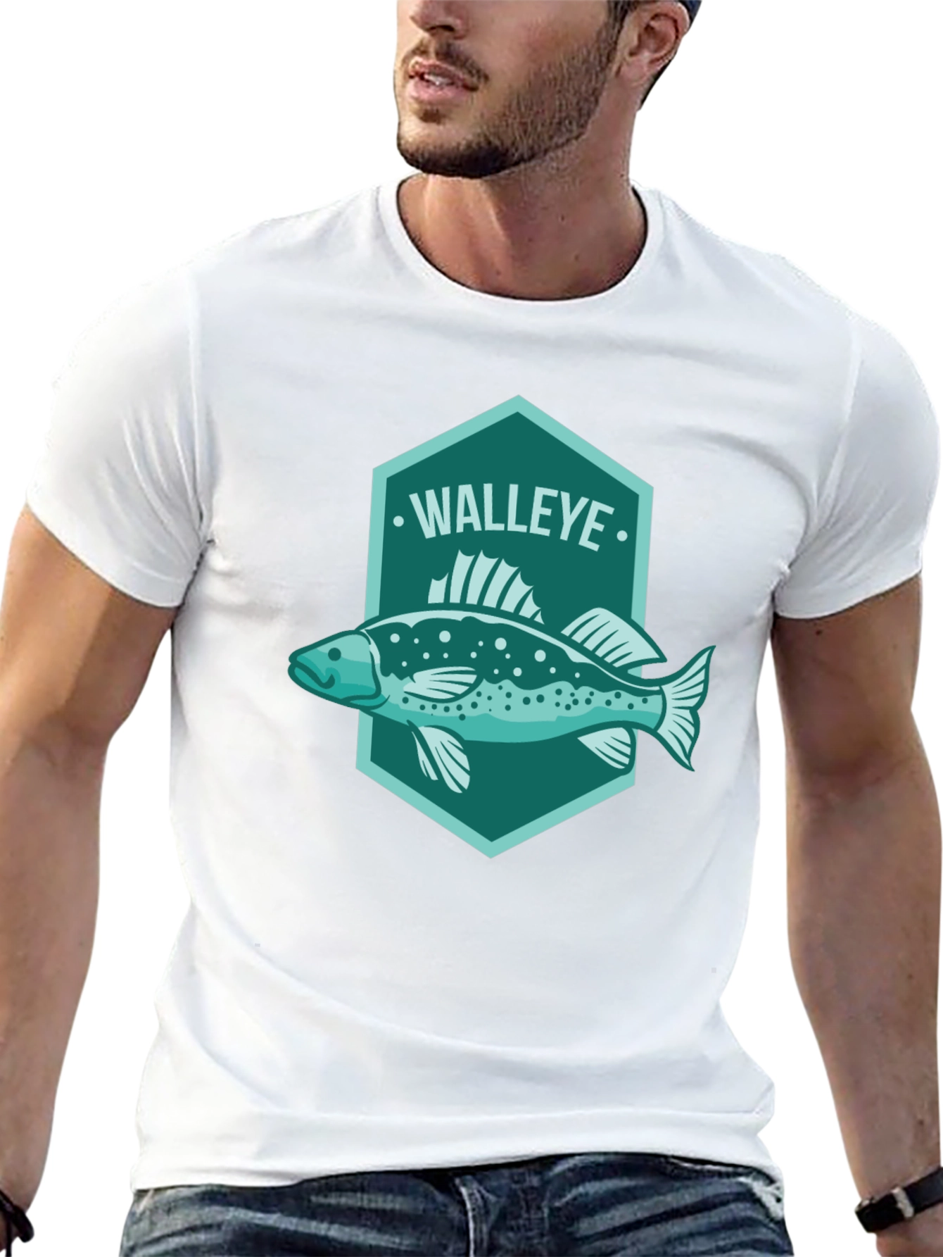Walleye Fish Graphic Tee - Anglers Choice!