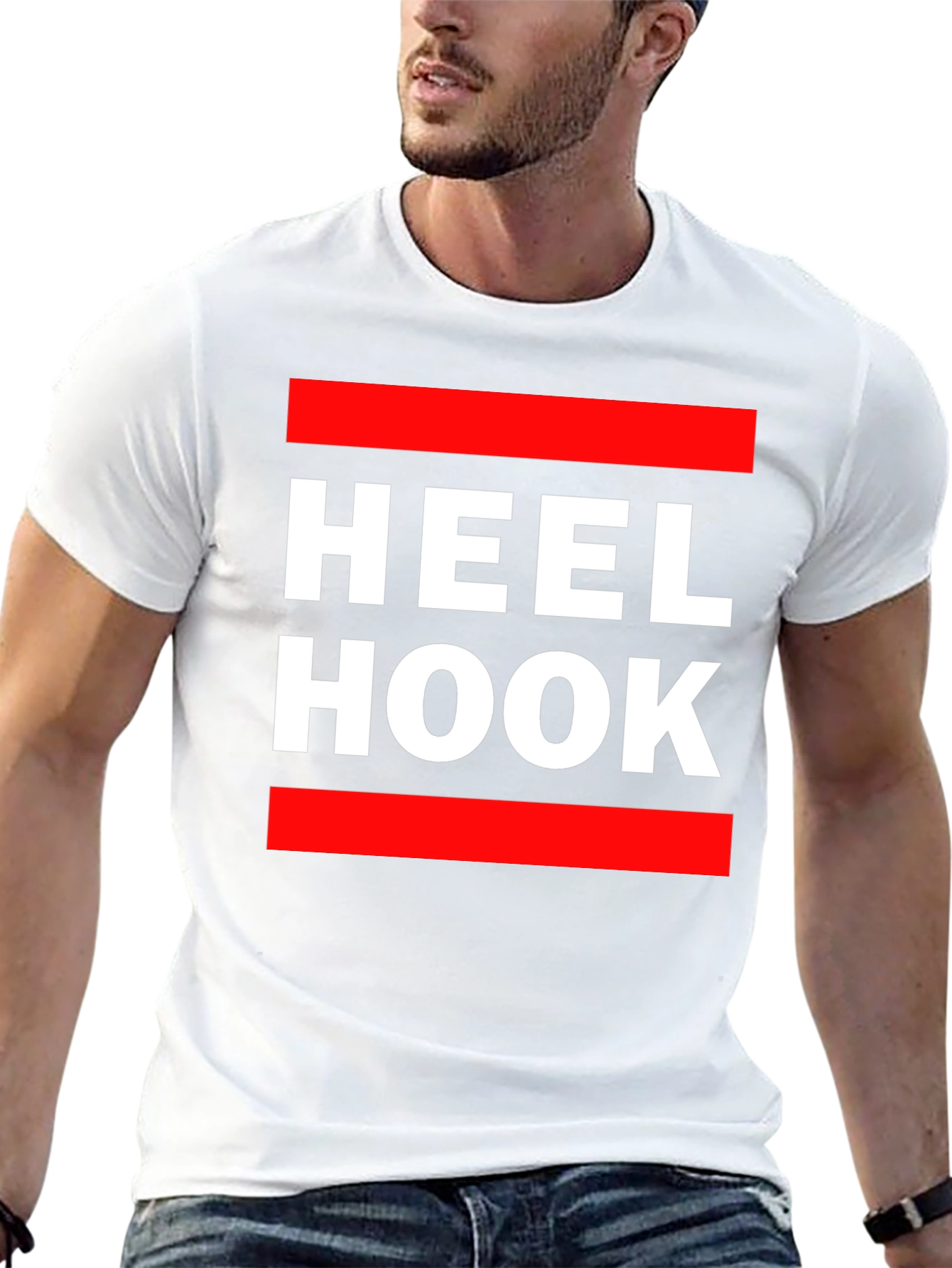 Heel Hook Black T-Shirt - Climbing & BJJ