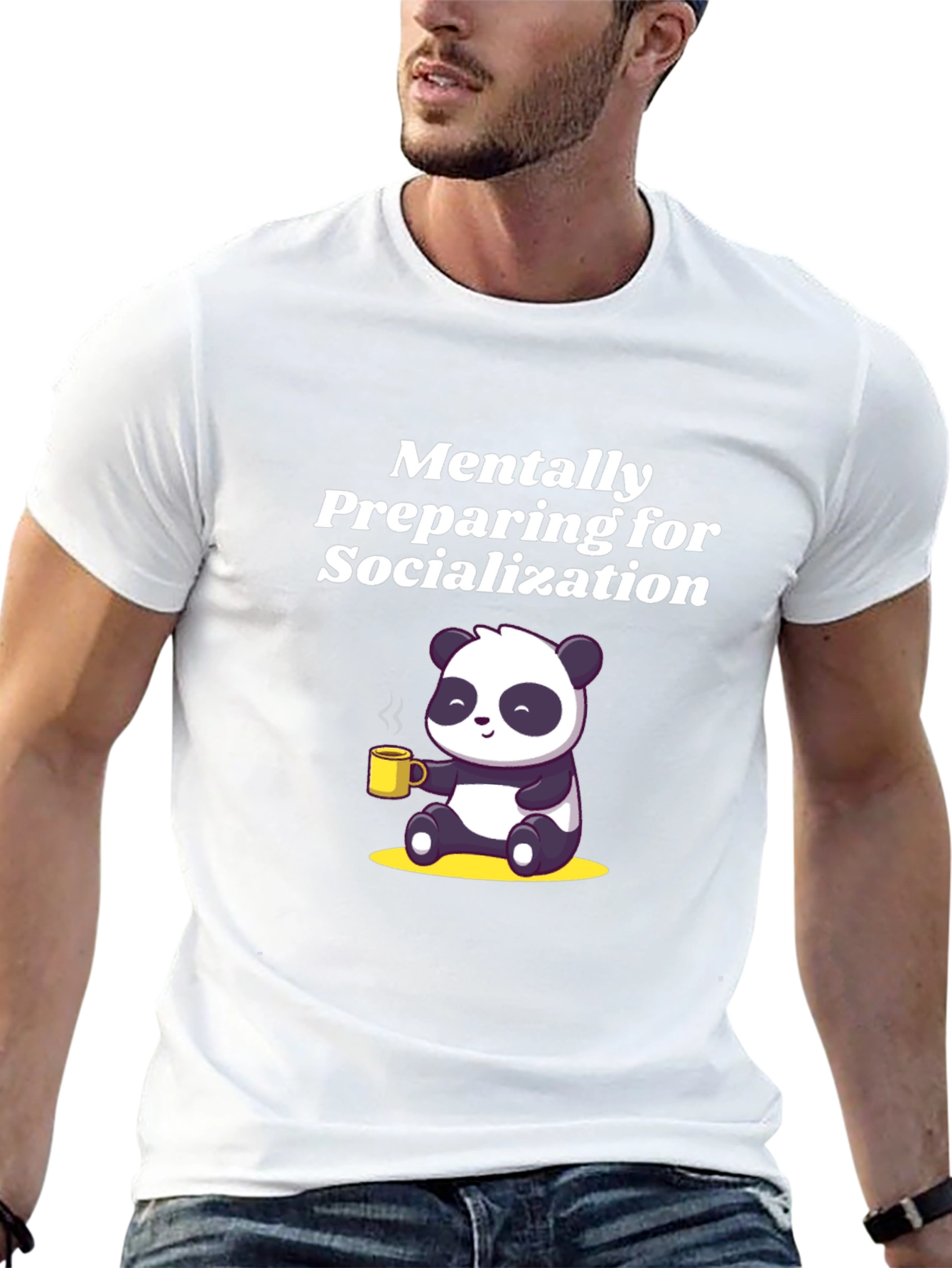 Mentally Preparing Panda Graphic Tee