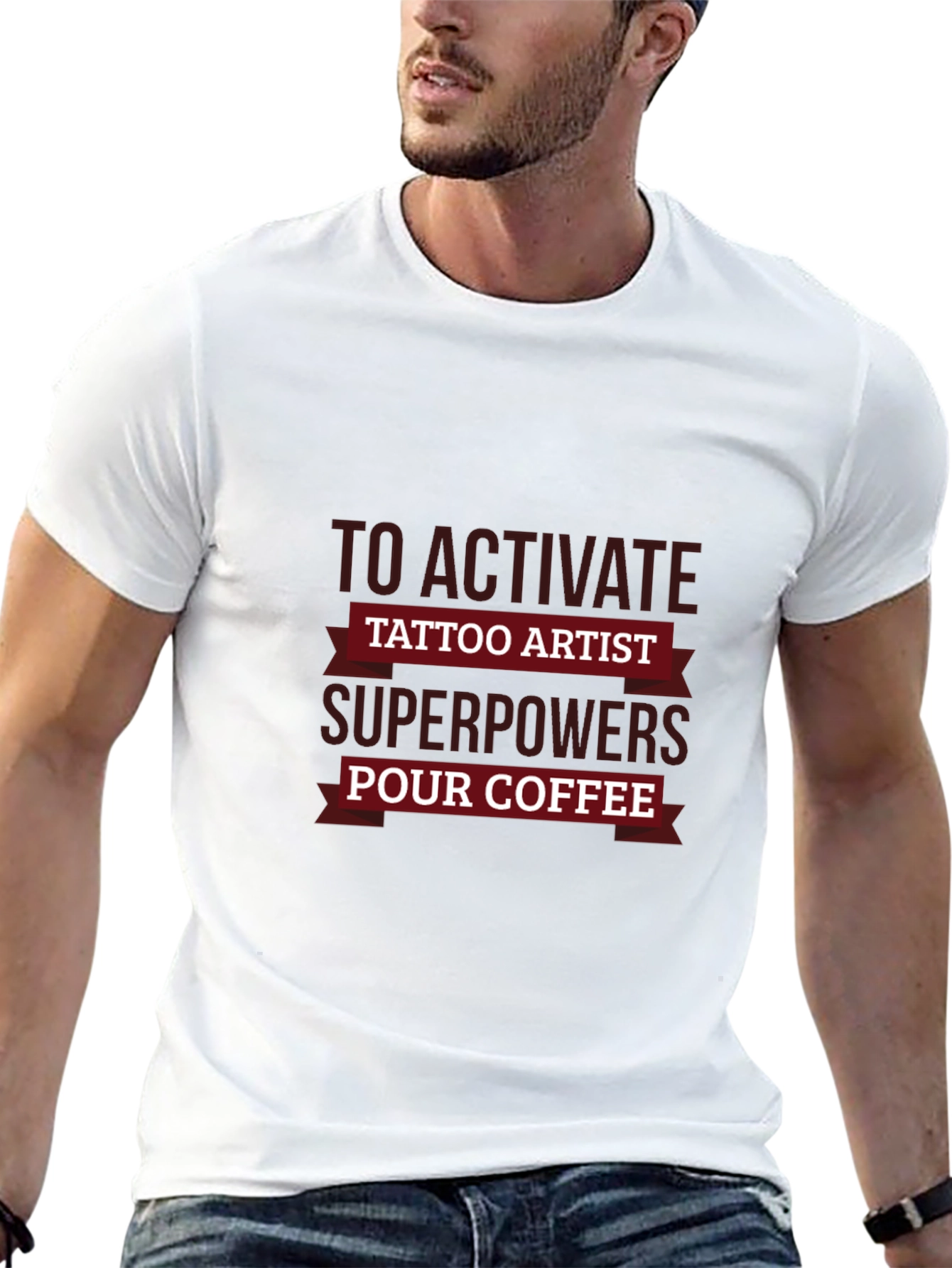 Tattoo Artist Superpowers Coffee T-Shirt