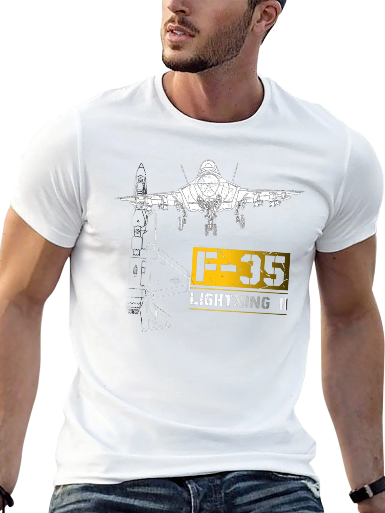 F-35 Lightning II Graphic Black T-Shirt