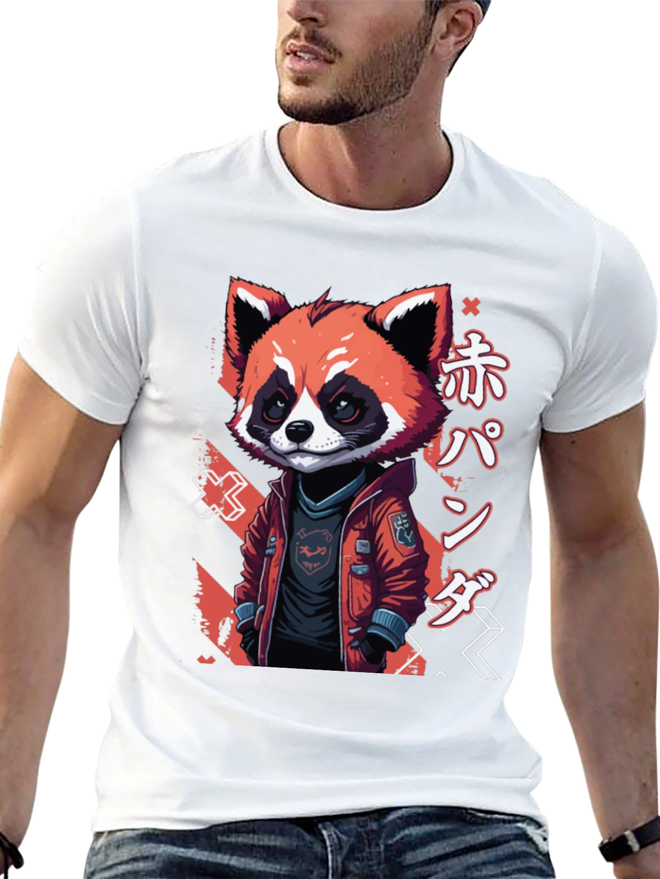 Red Panda Anime Graphic Tee