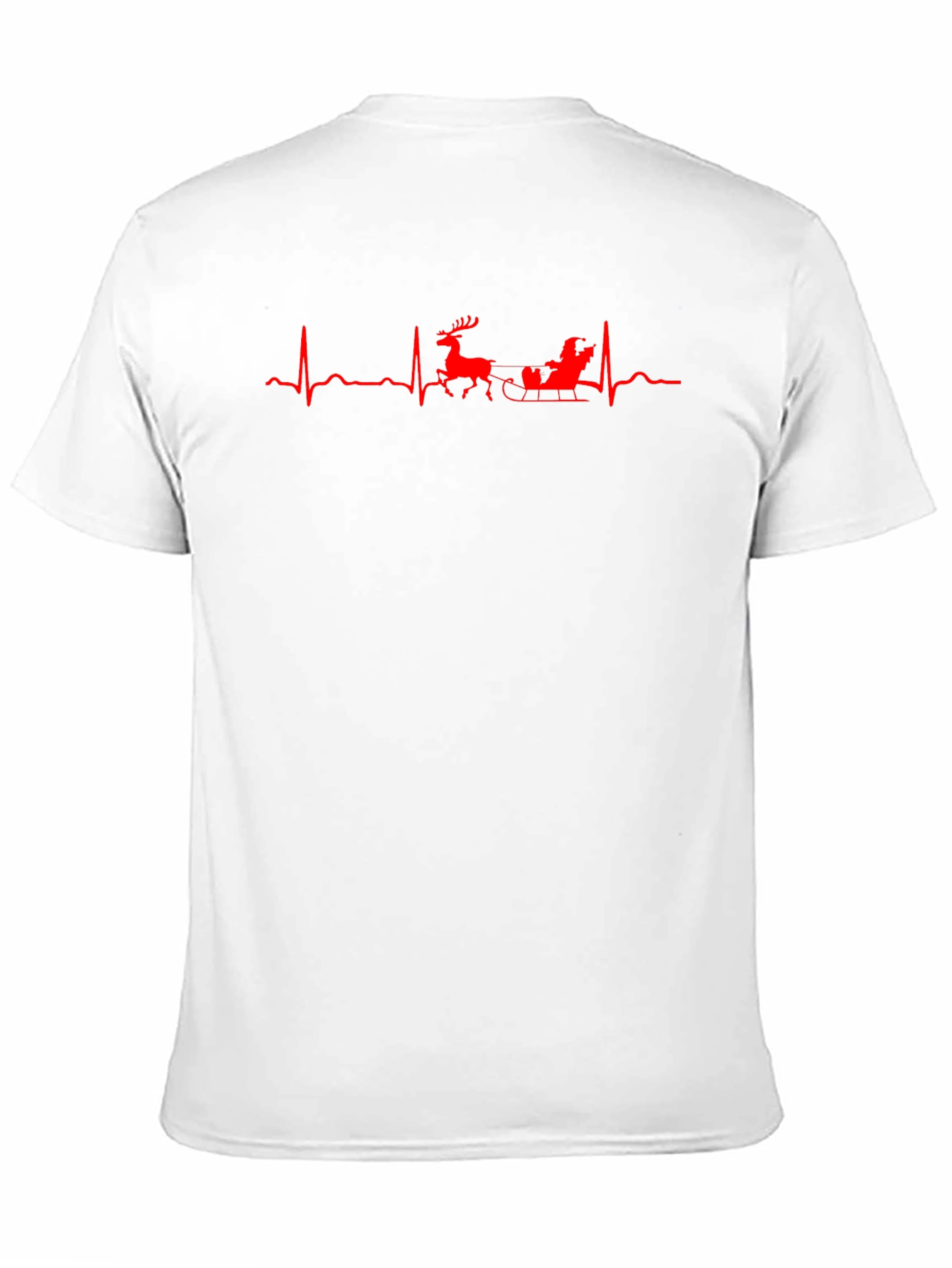 Santa Heartbeat T-Shirt - Holiday Cheer!