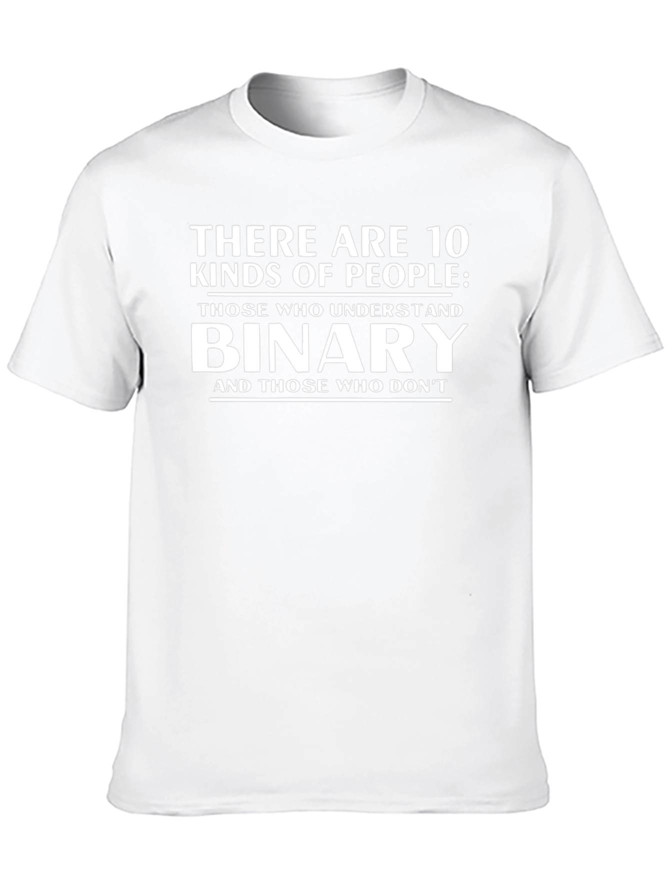 Binary Humor T-Shirt - Programmer Geek Tee