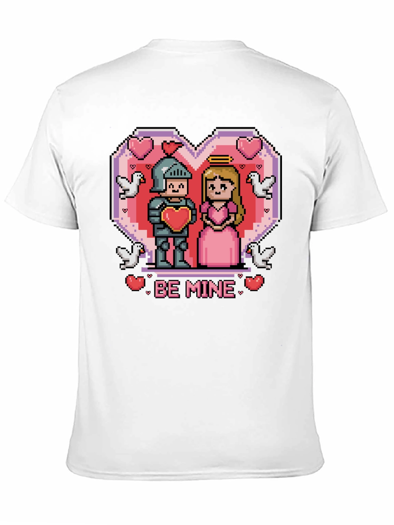 Pixel Knight & Princess Graphic Tee - Be Mine!