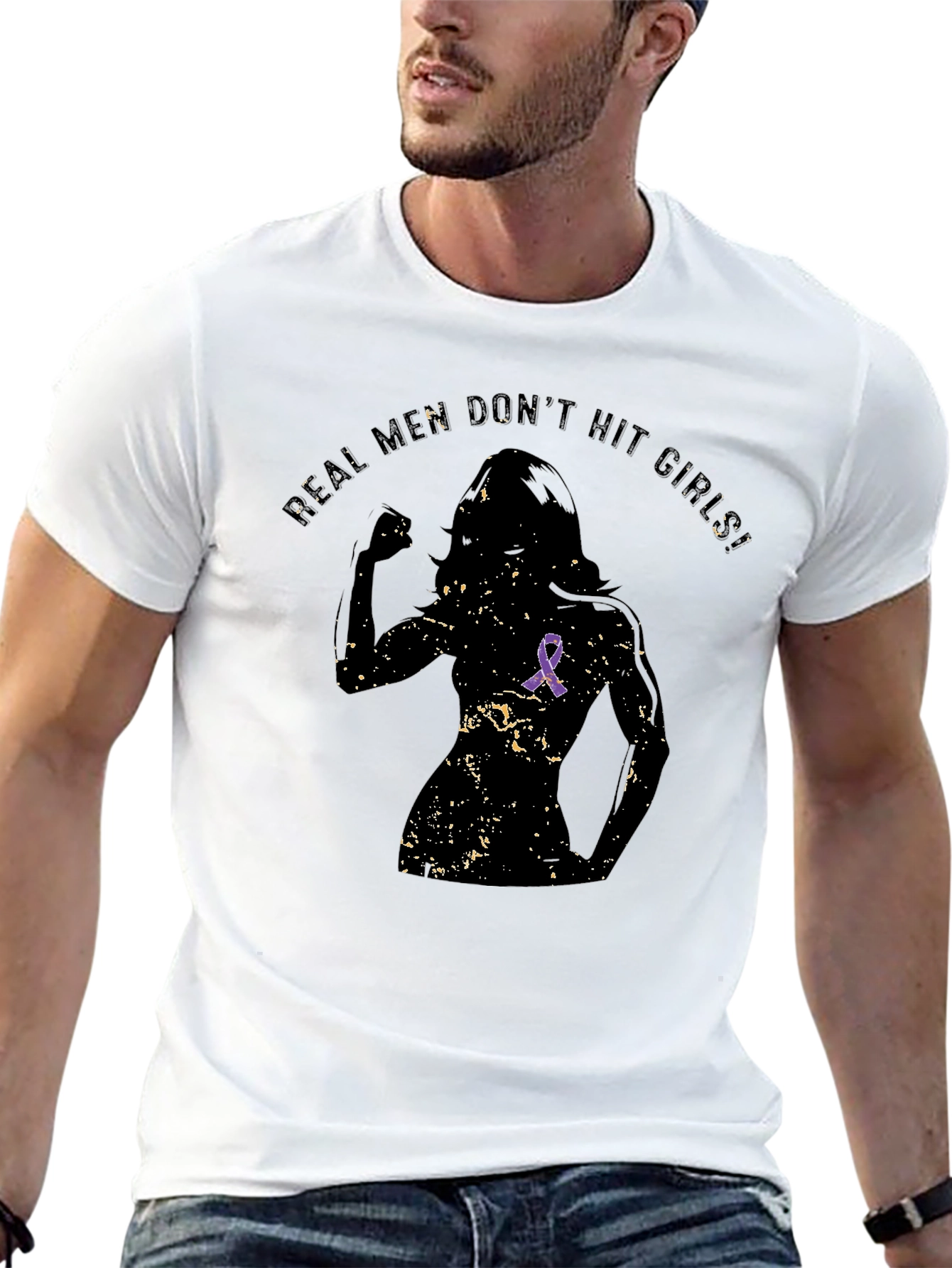 Real Men Dont Hit Girls T-Shirt