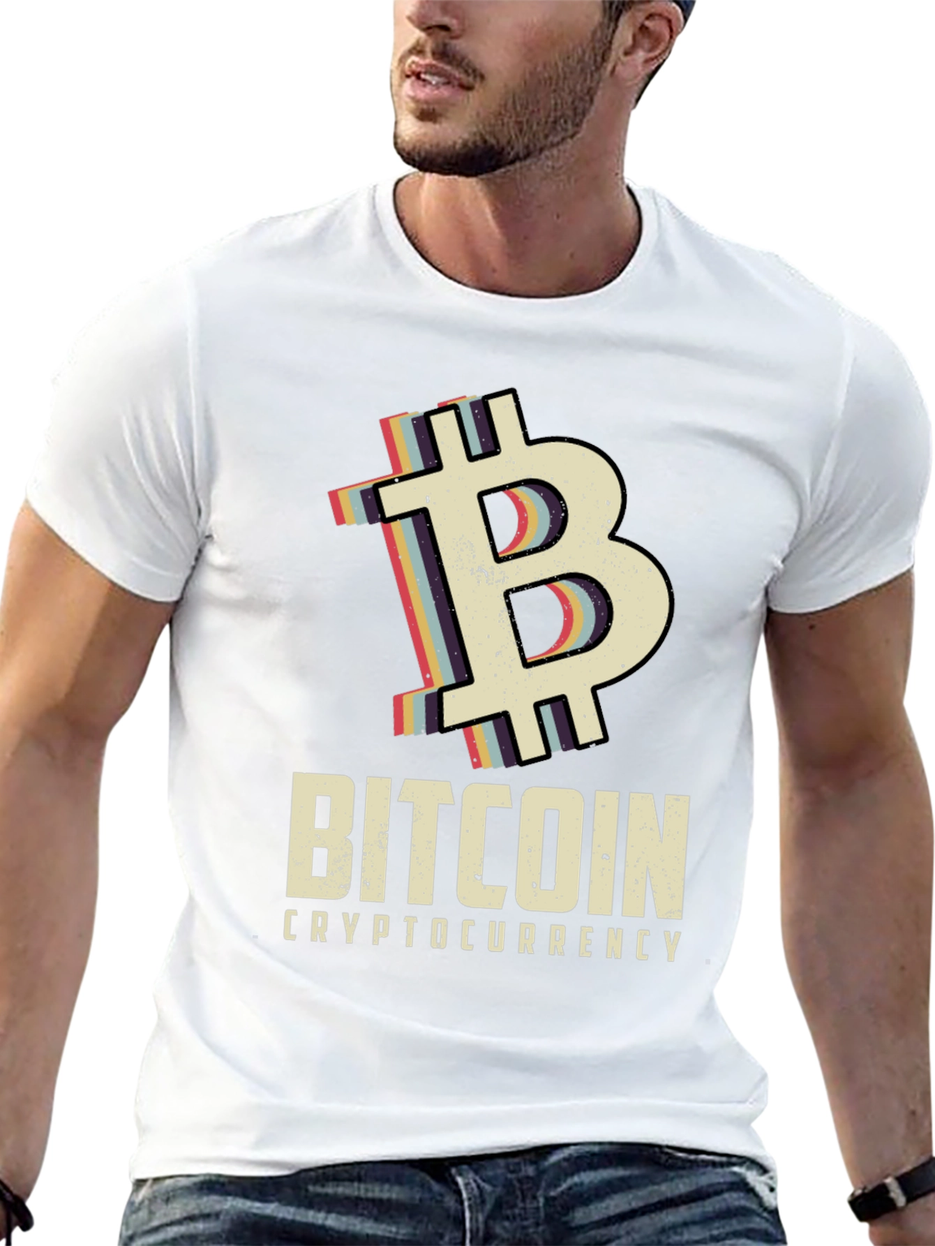 Bitcoin Crypto Graphic Tee - Black