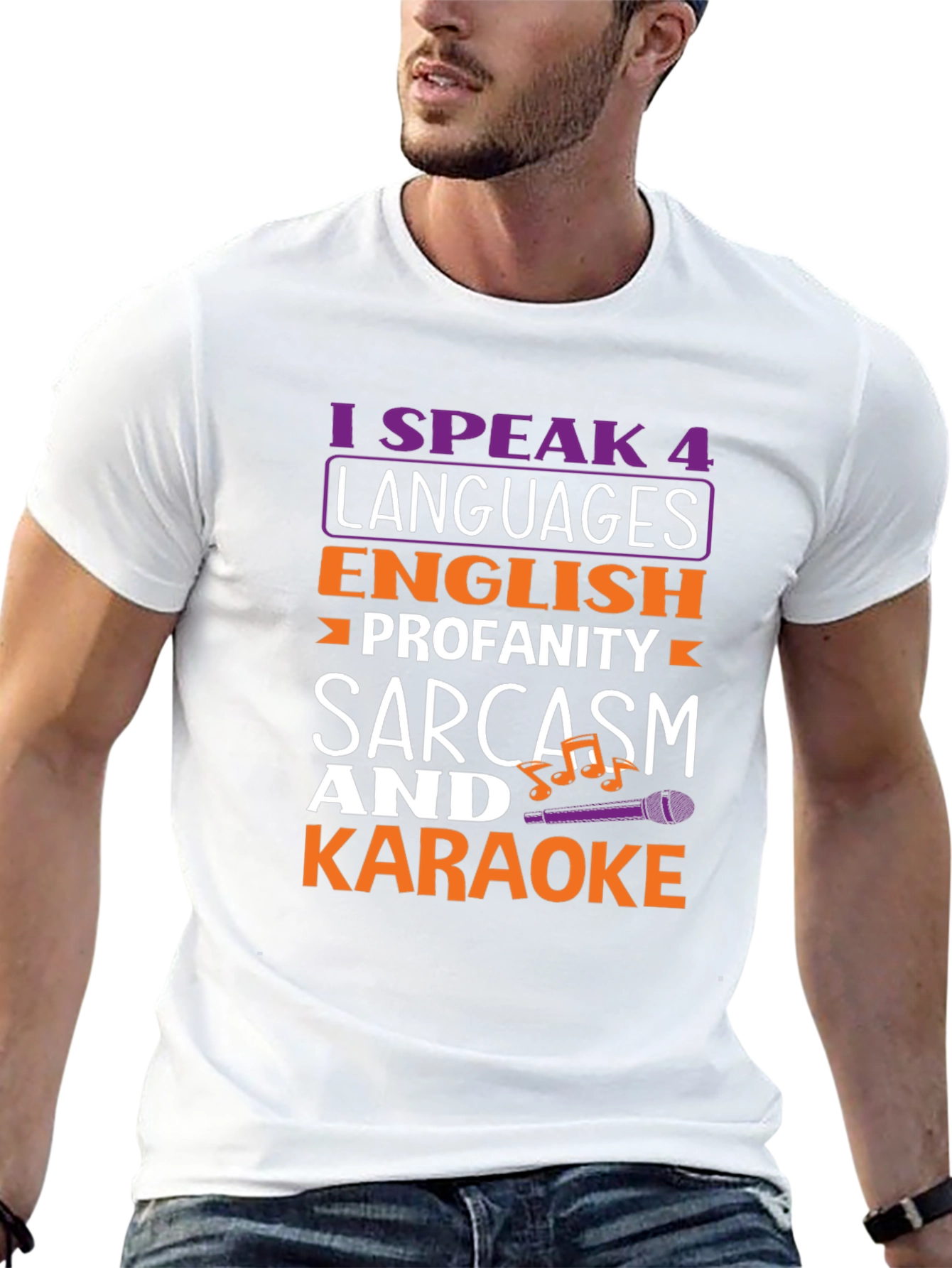 I Speak 4 Languages Funny T-Shirt