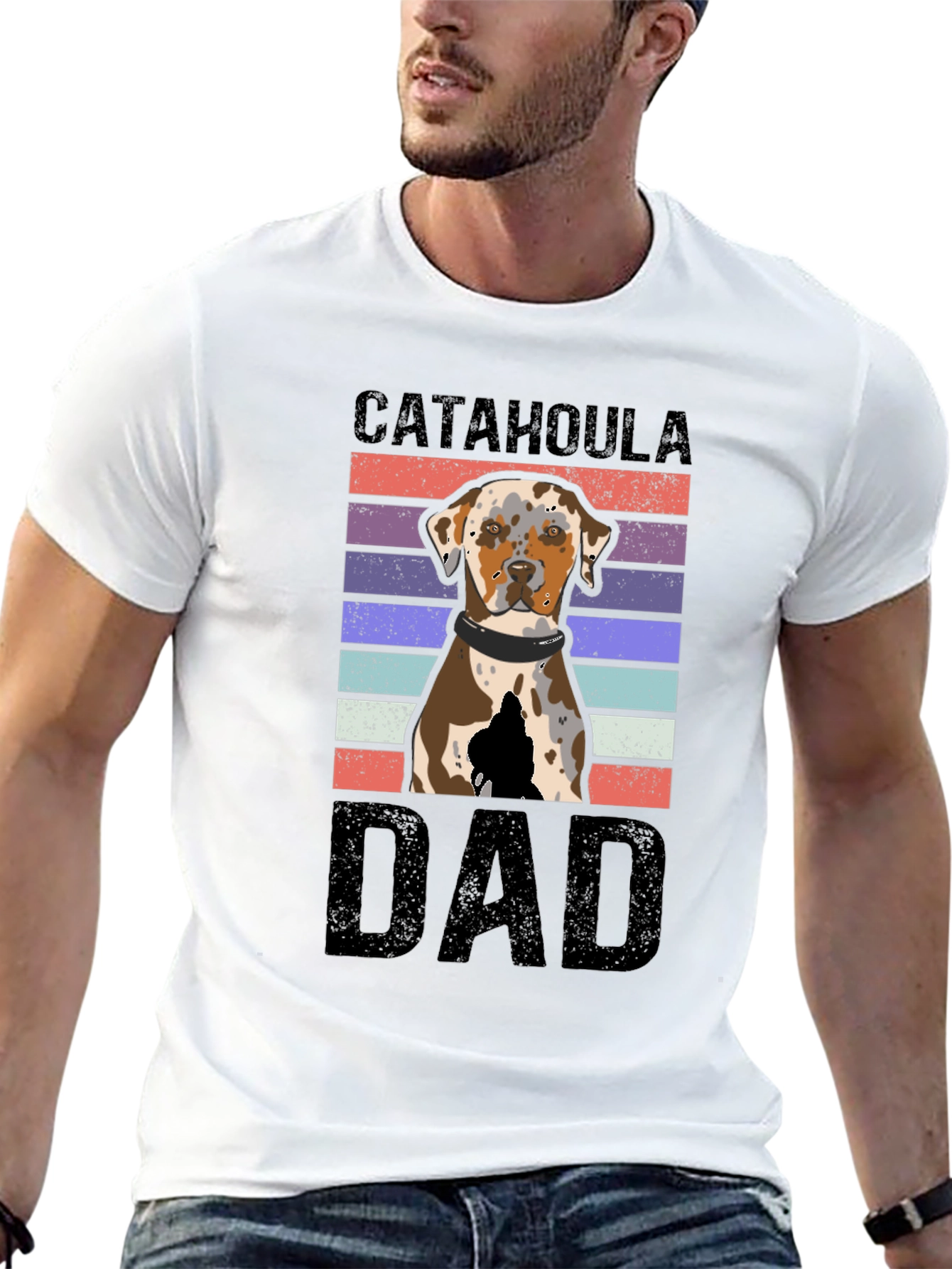 Catahoula Dad T-Shirt - Dog Lover Apparel