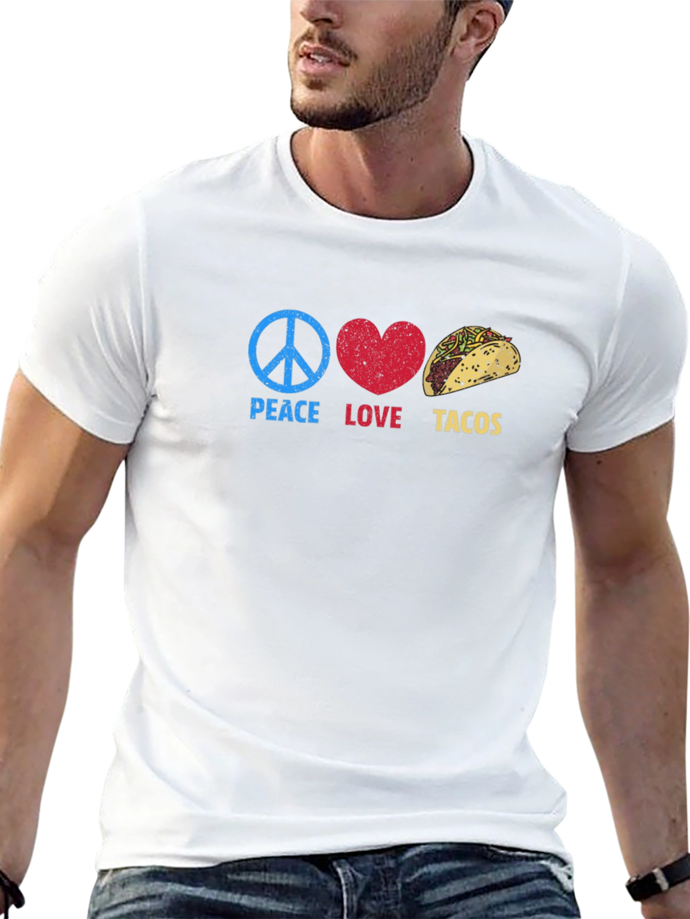Peace Love Tacos Graphic Tee
