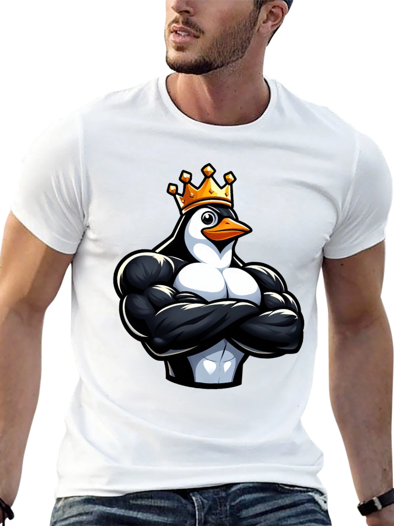King Penguin Black T-Shirt
