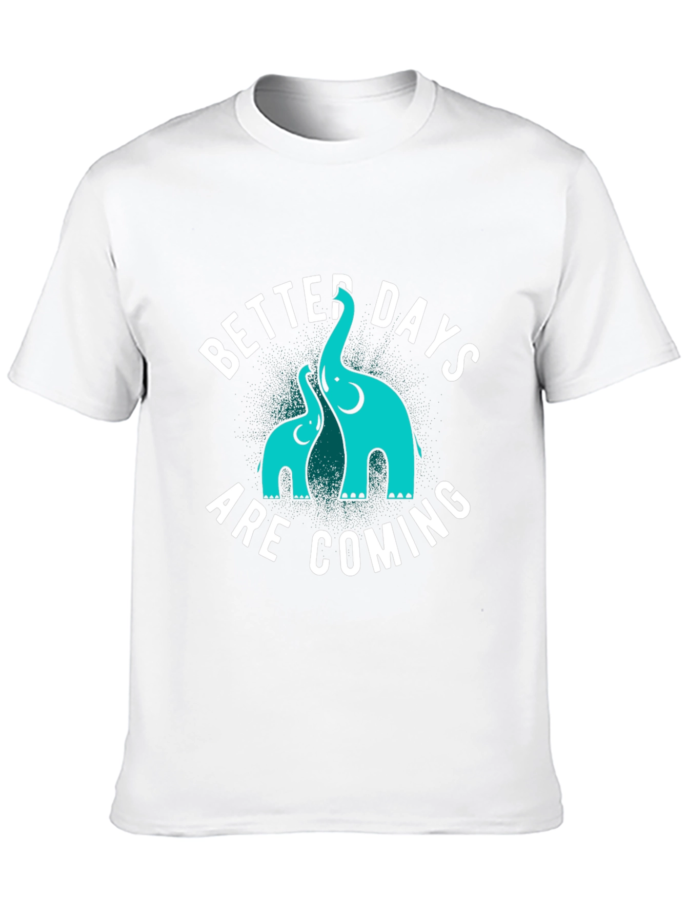 Better Days Are Coming Black Graphic Tee