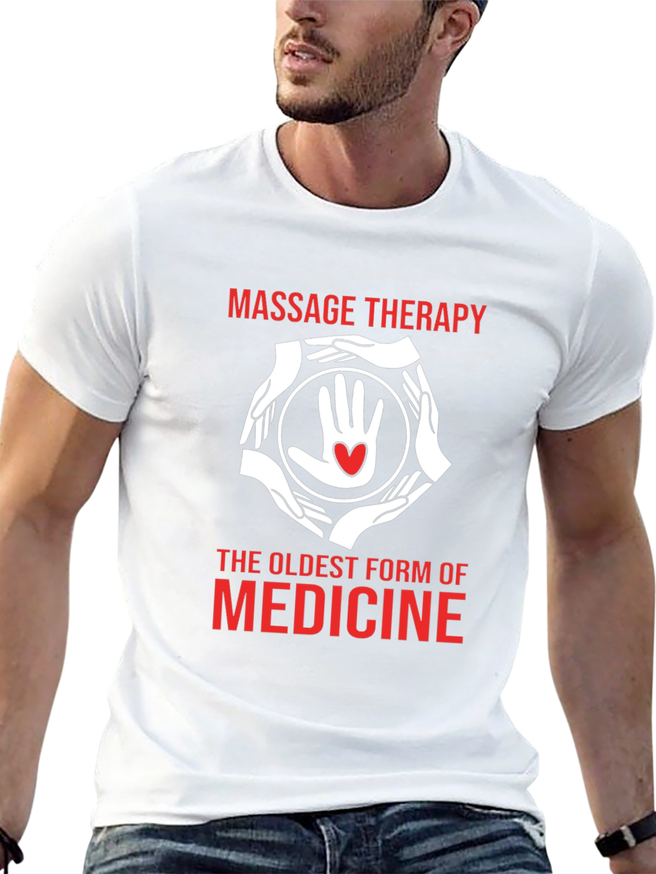 Massage Therapy T-Shirt: The Oldest Medicine