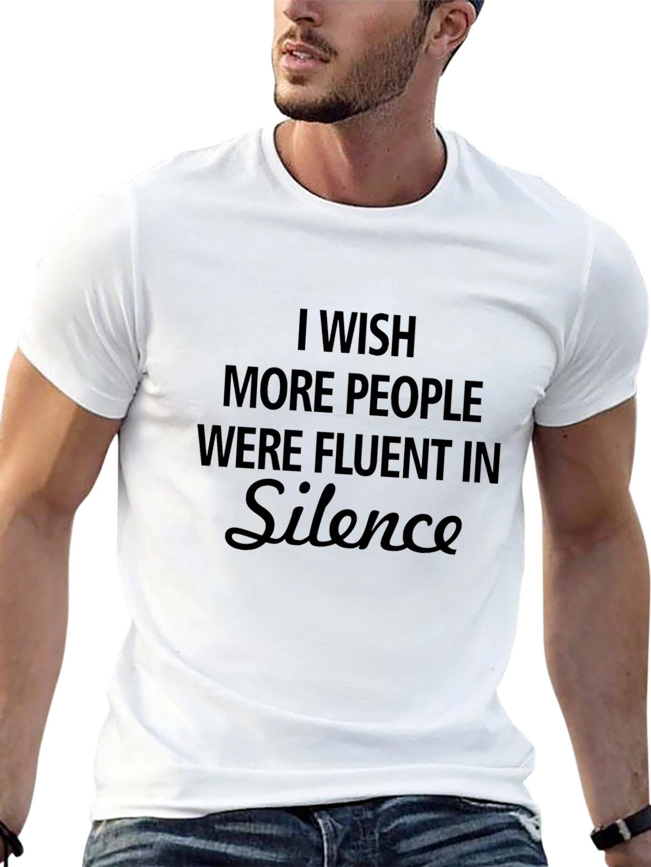 Fluent in Silence Black T-Shirt
