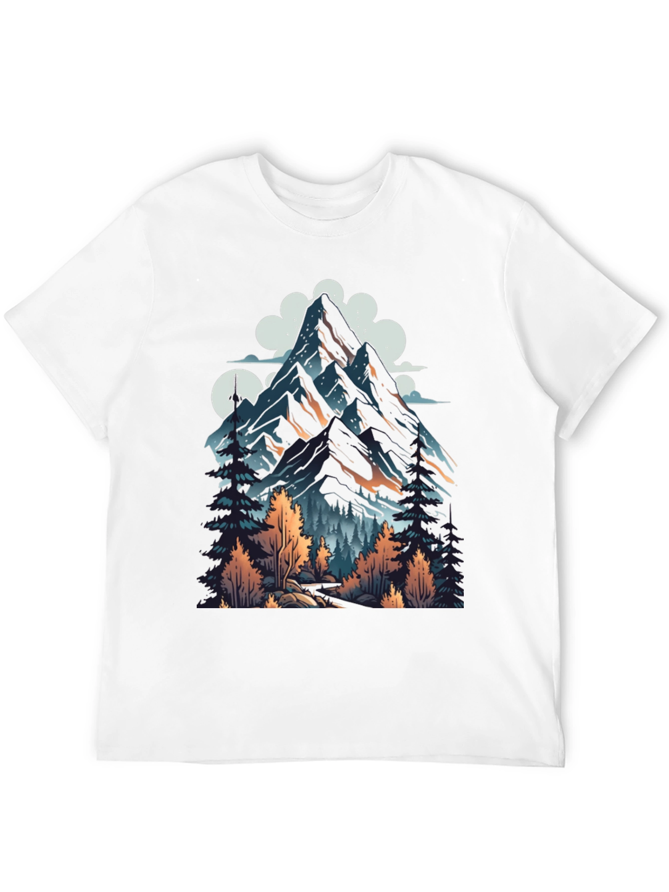 Mountain Landscape Graphic T-Shirt