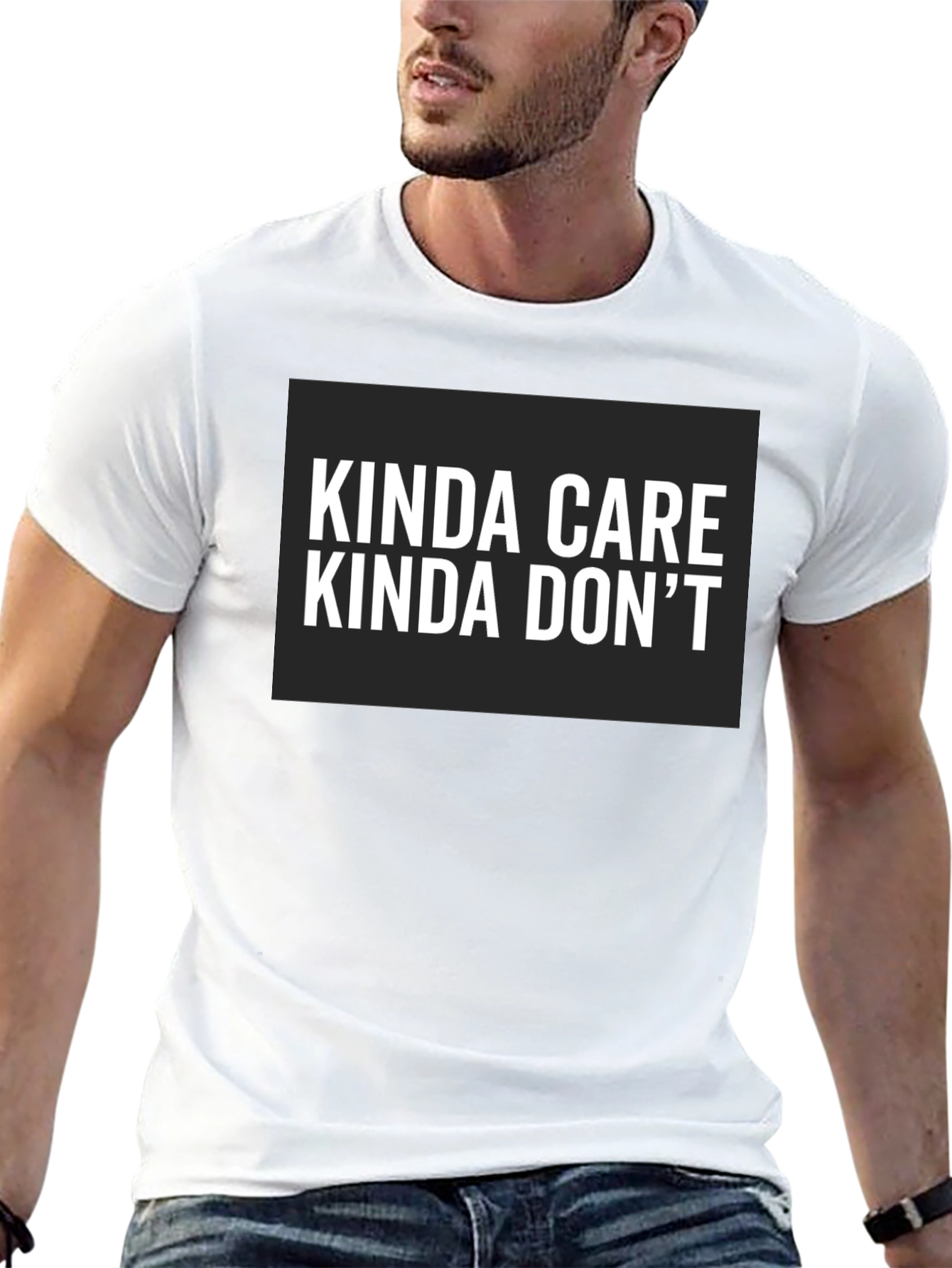 Kinda Care Kinda Dont Graphic Tee