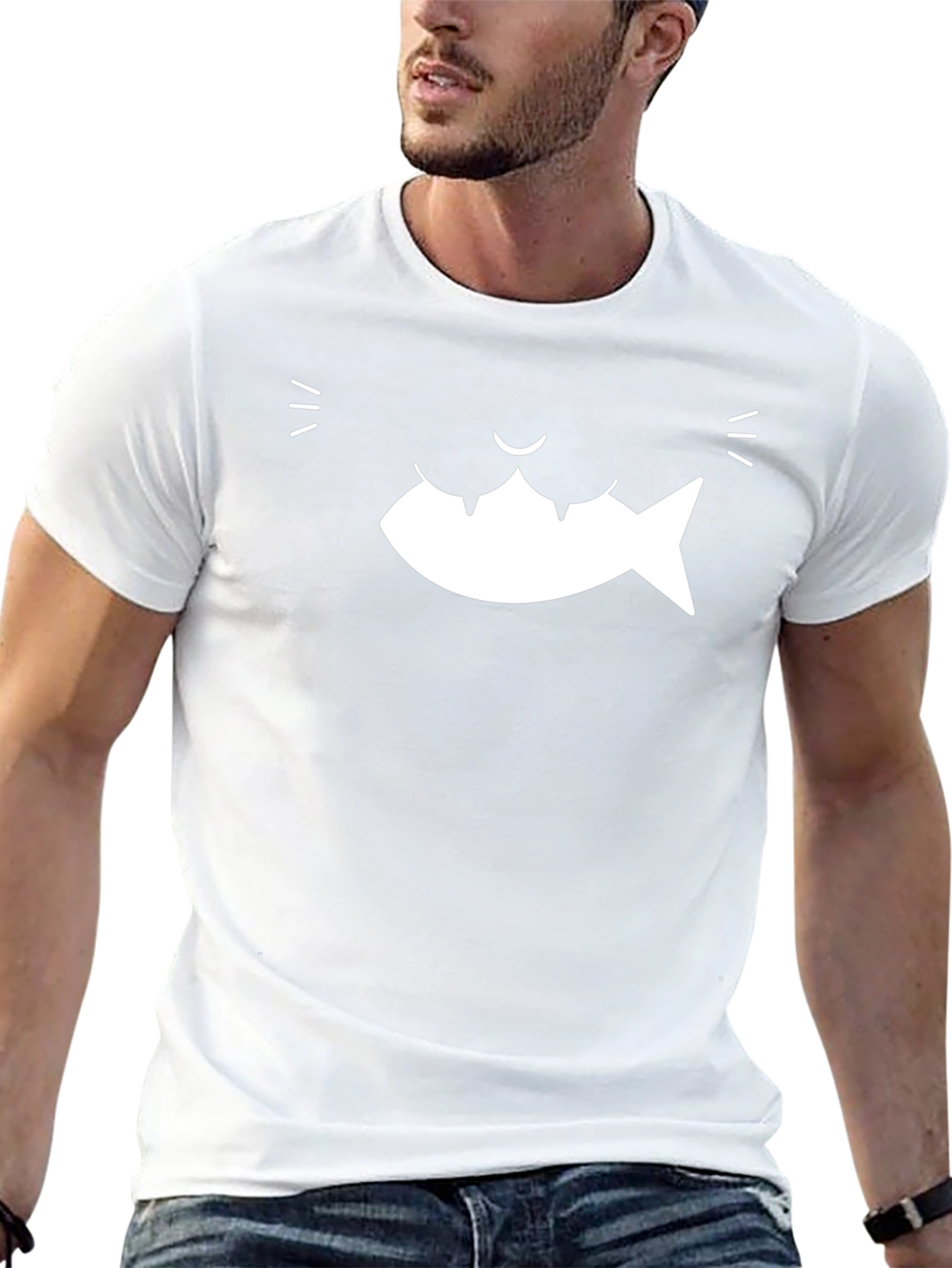 Funny Cat Fish T-Shirt