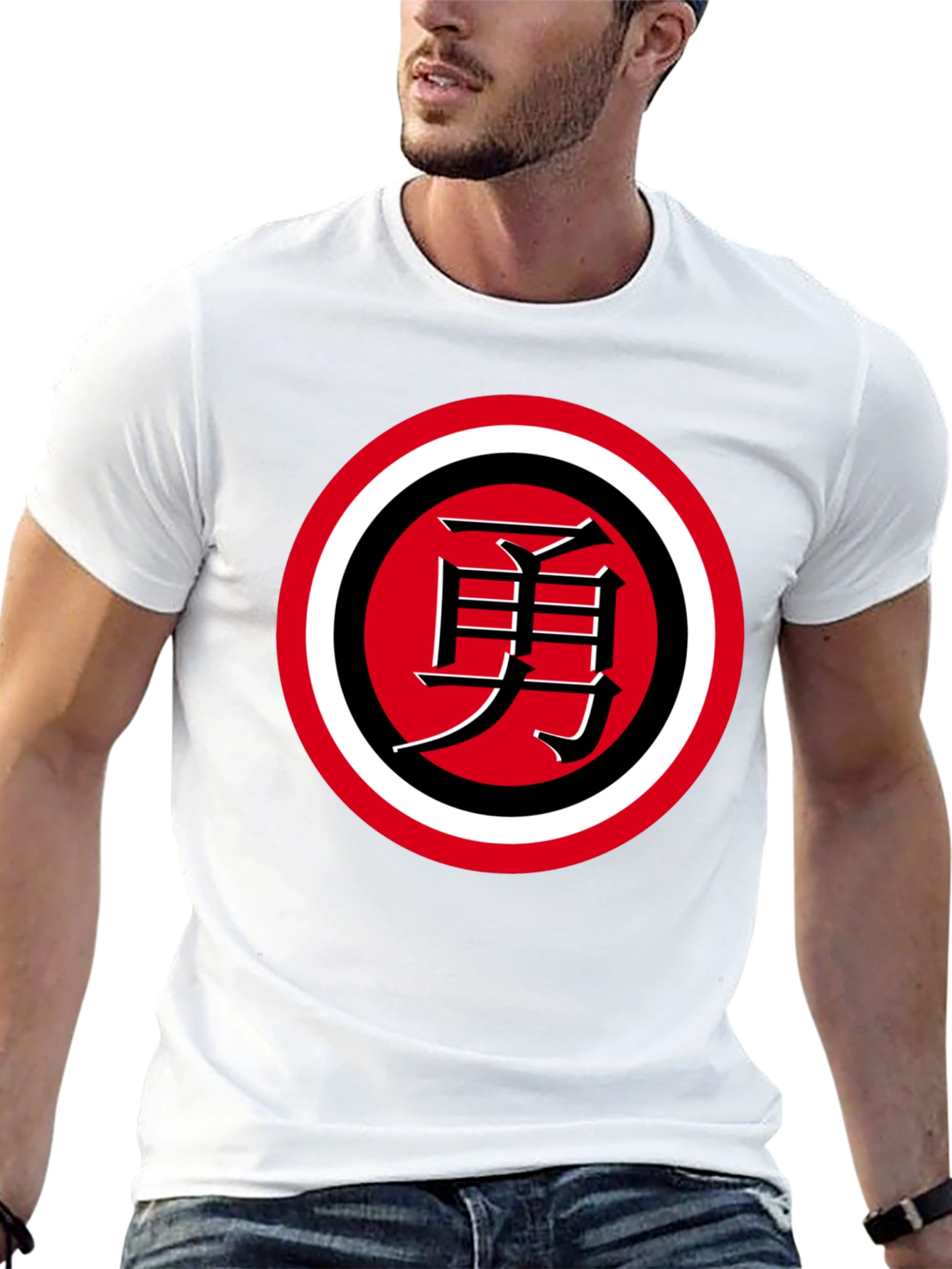 Courage Kanji T-Shirt - Japanese Inspired Design