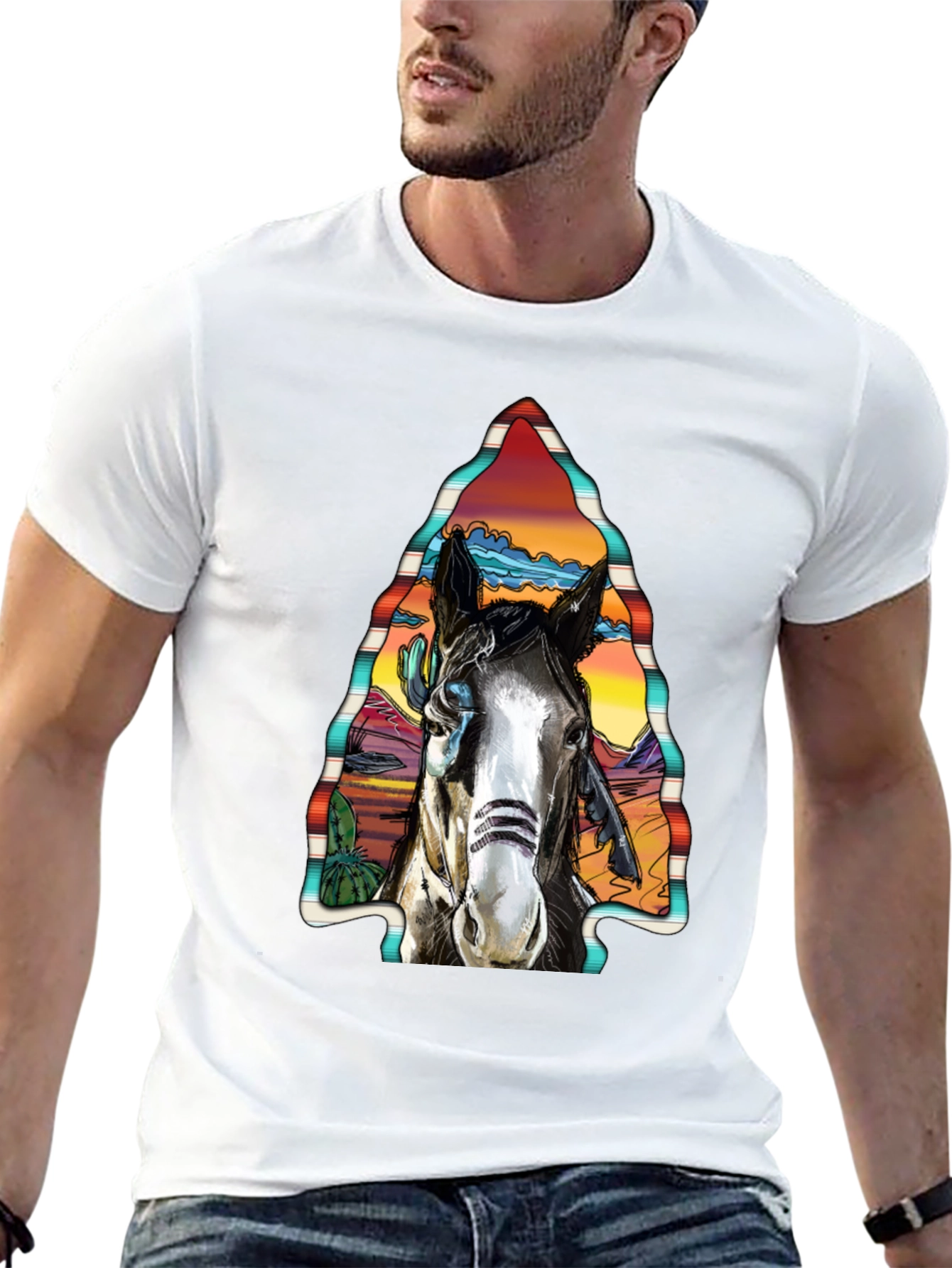 Horse Graphic Tee - Western Style