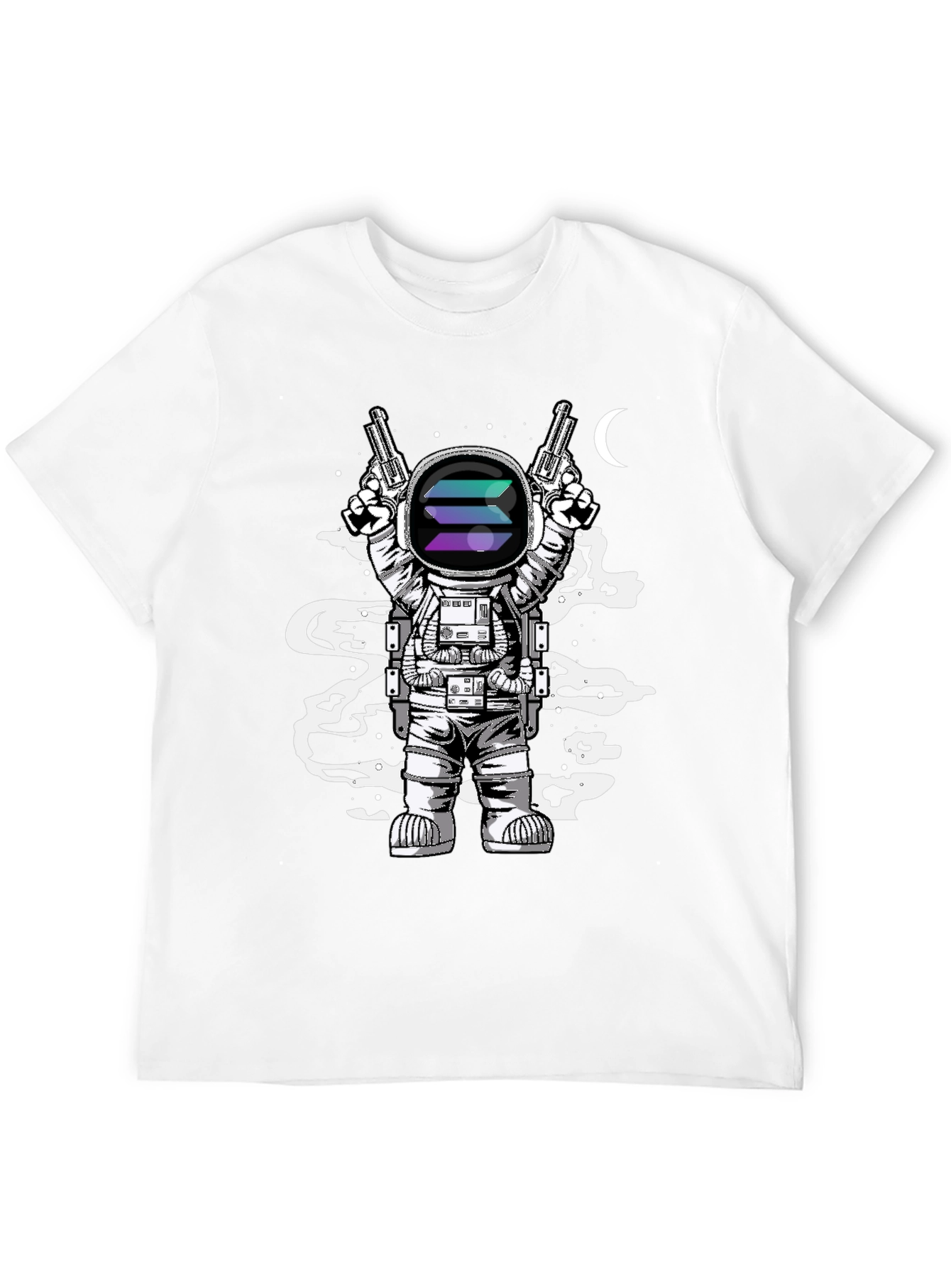 Solana Astronaut T-Shirt - Crypto Fashion