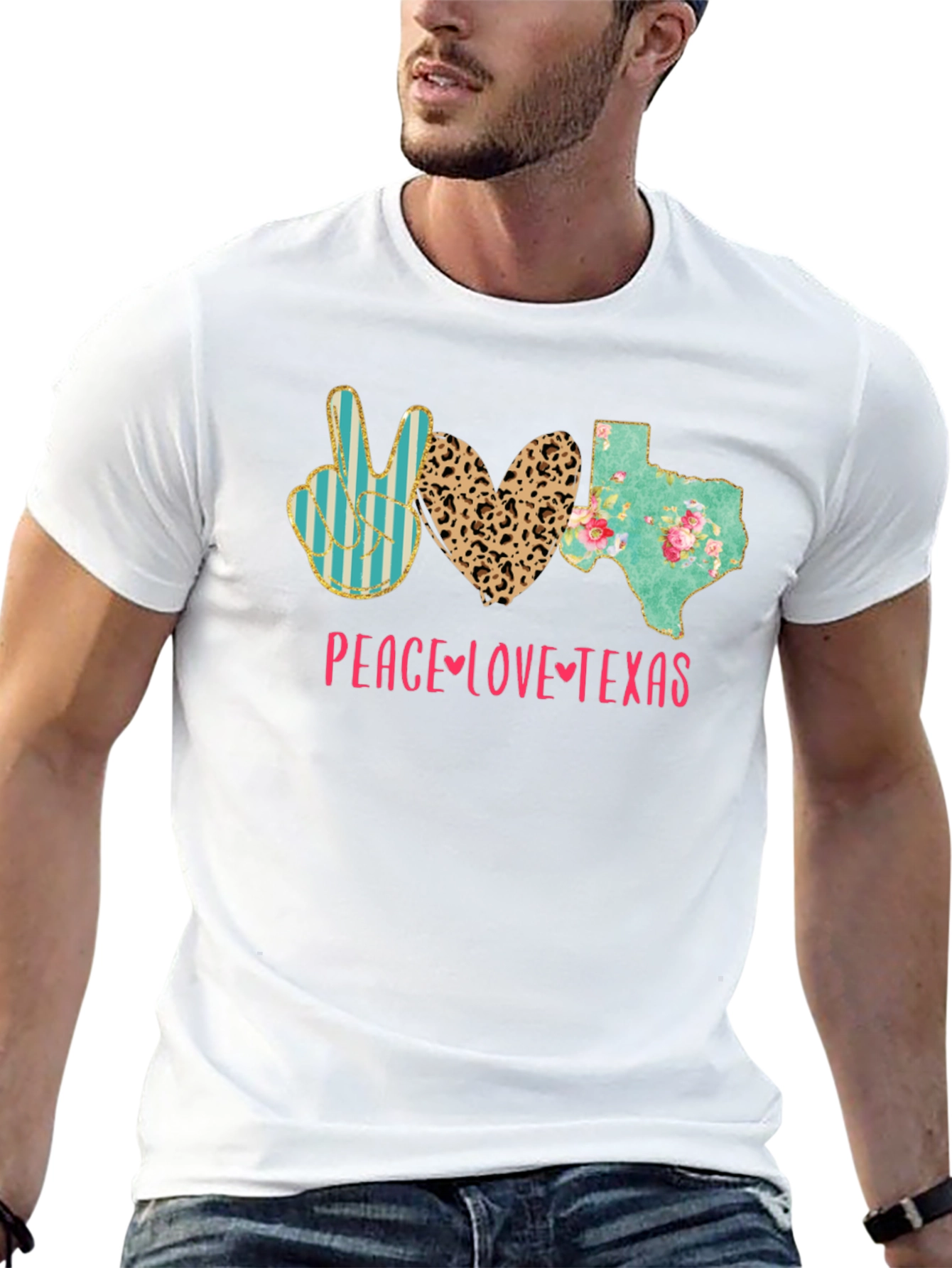 Peace Love Texas Graphic Tee