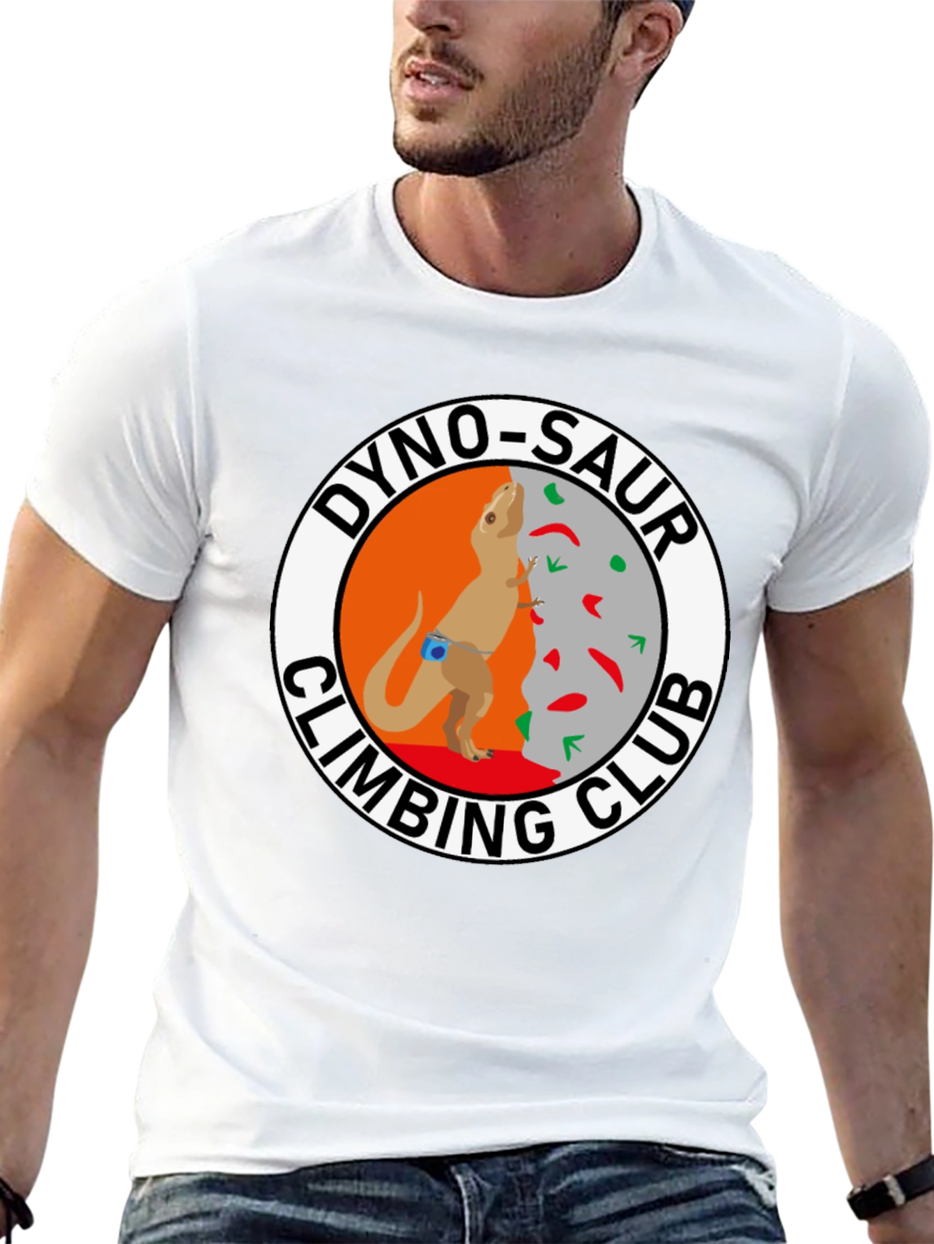 Dino-Saur Climbing Club Black T-Shirt
