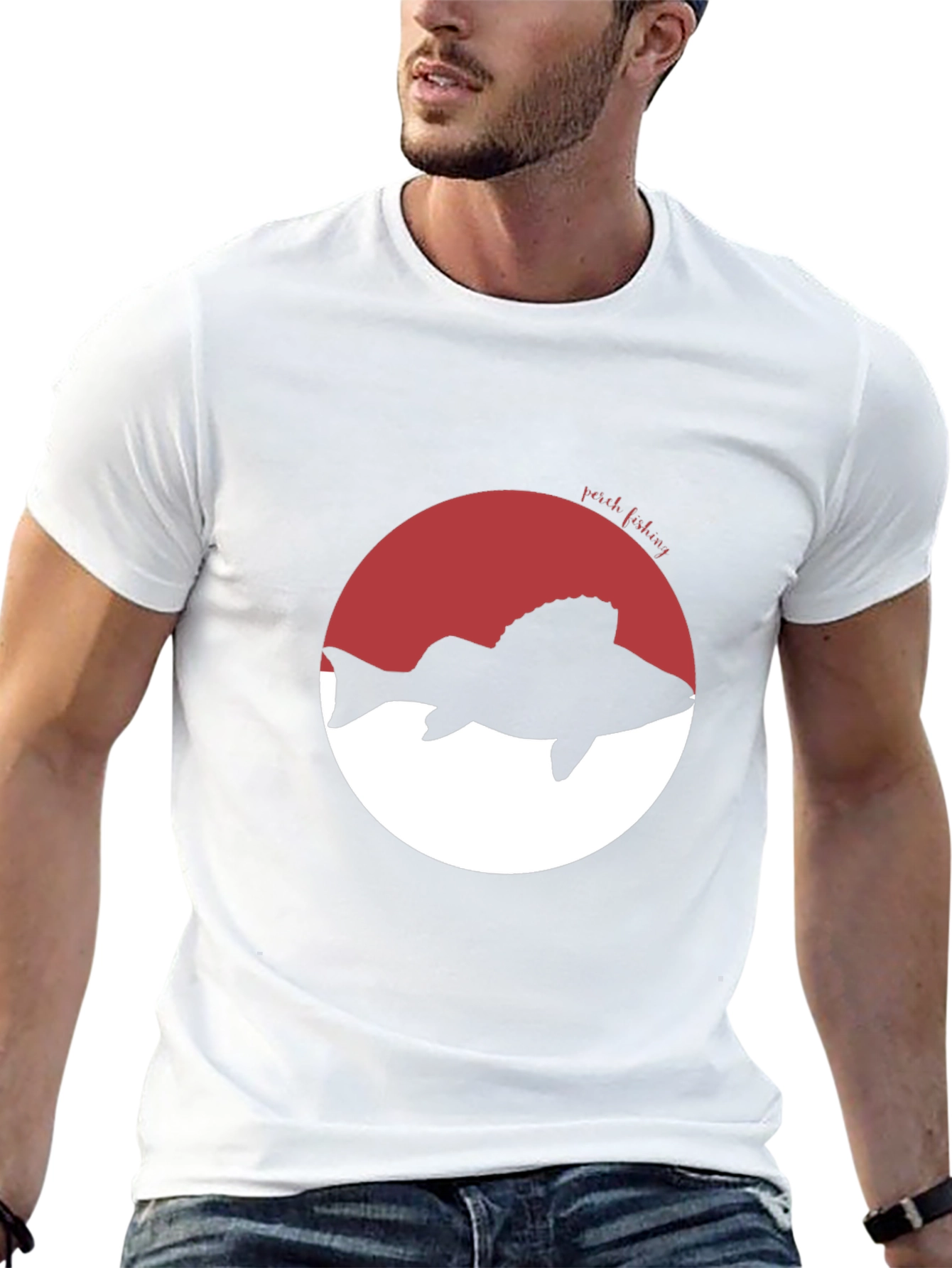 Perch Fishing Graphic Tee - Stylish Anglers Apparel