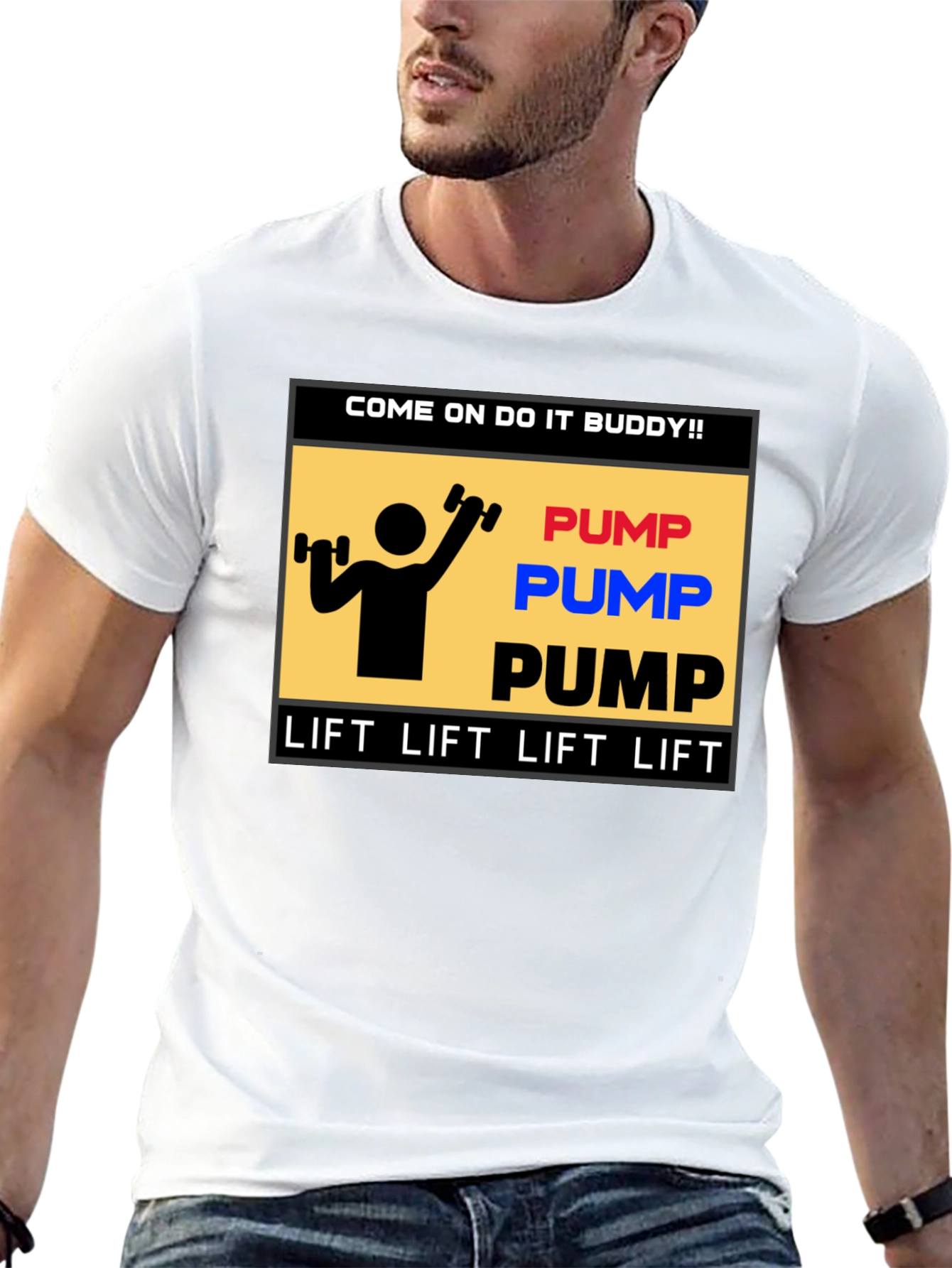 Pump Lift T-Shirt - Fitness Motivation Tee