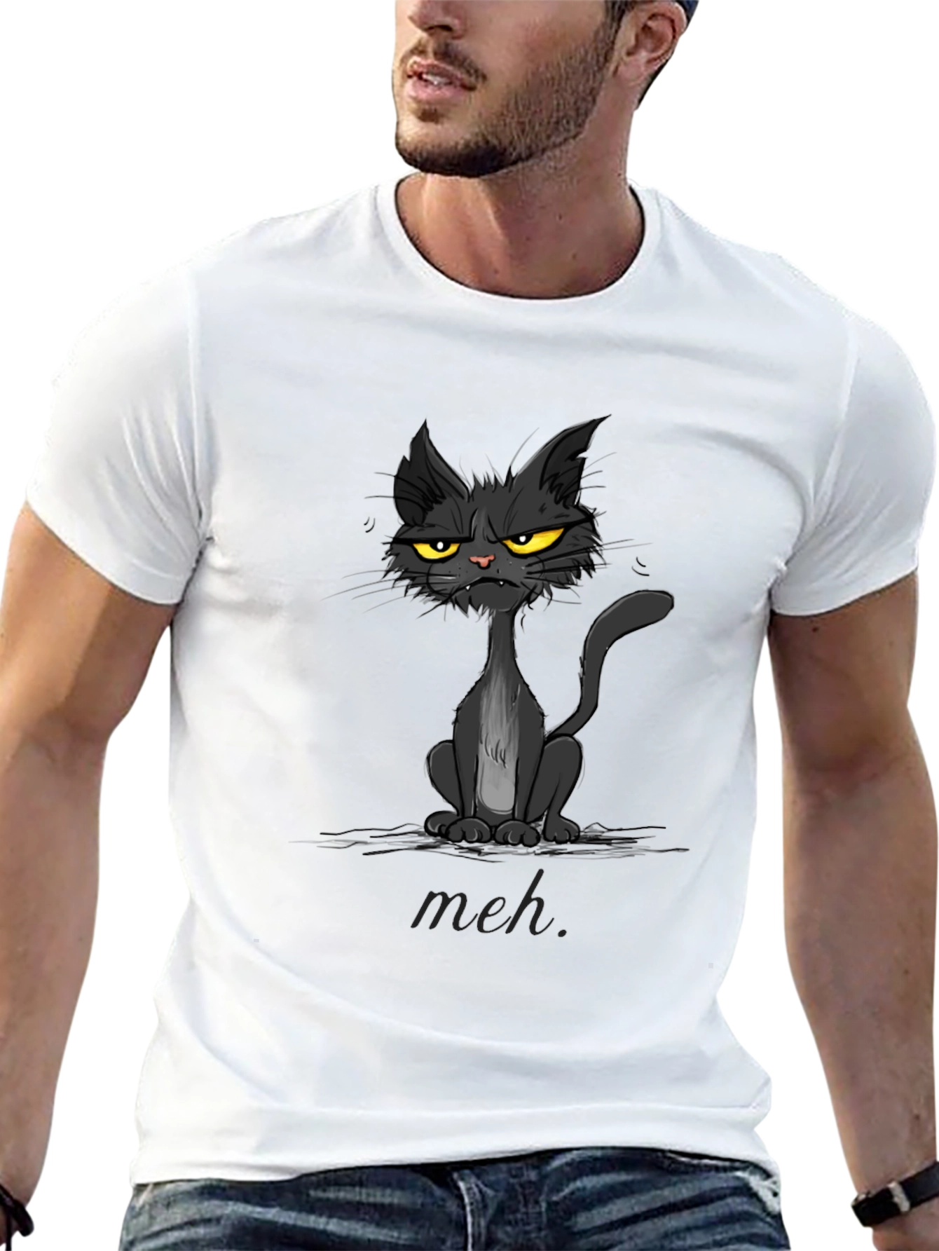Grumpy Cat T-Shirt - Meh Attitude