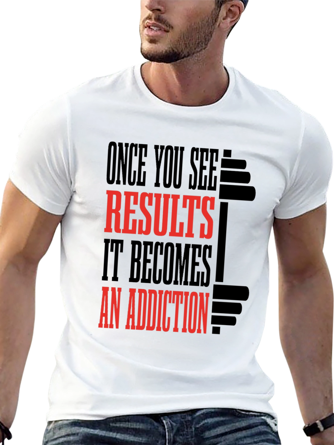 Results Addiction Gym T-Shirt
