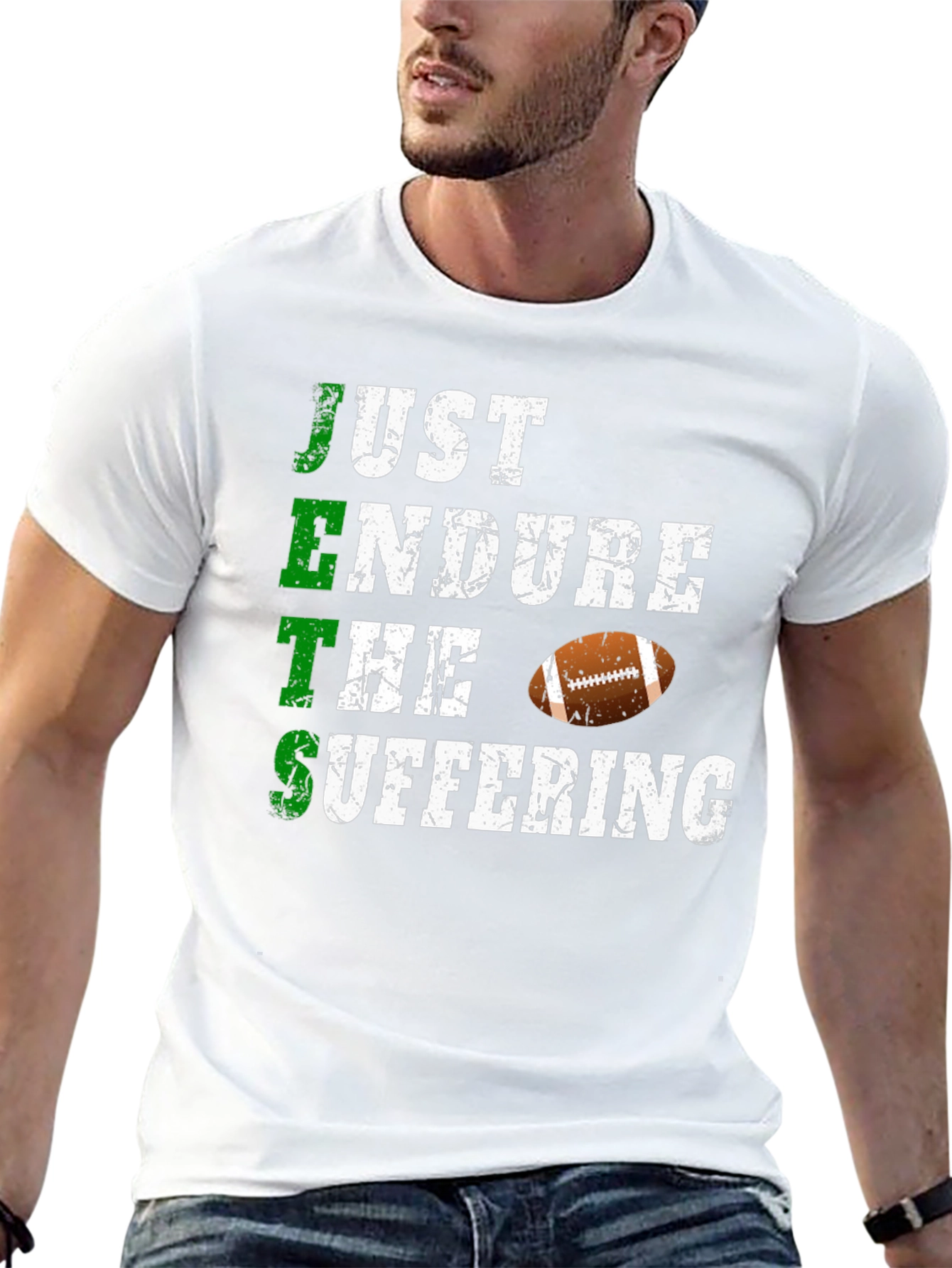 Just Endure The Suffering Football T-Shirt