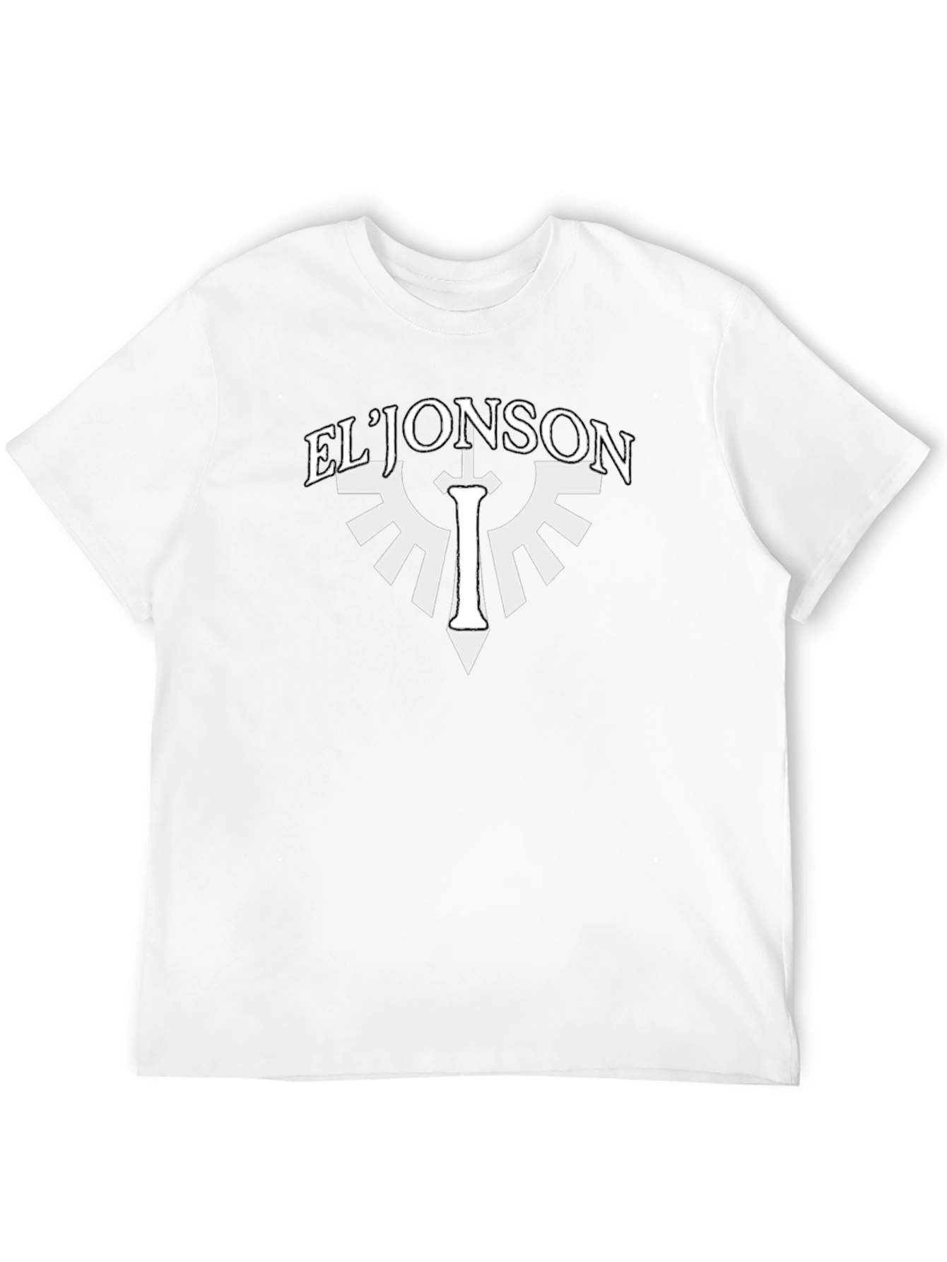 El Jonson Black Graphic Tee