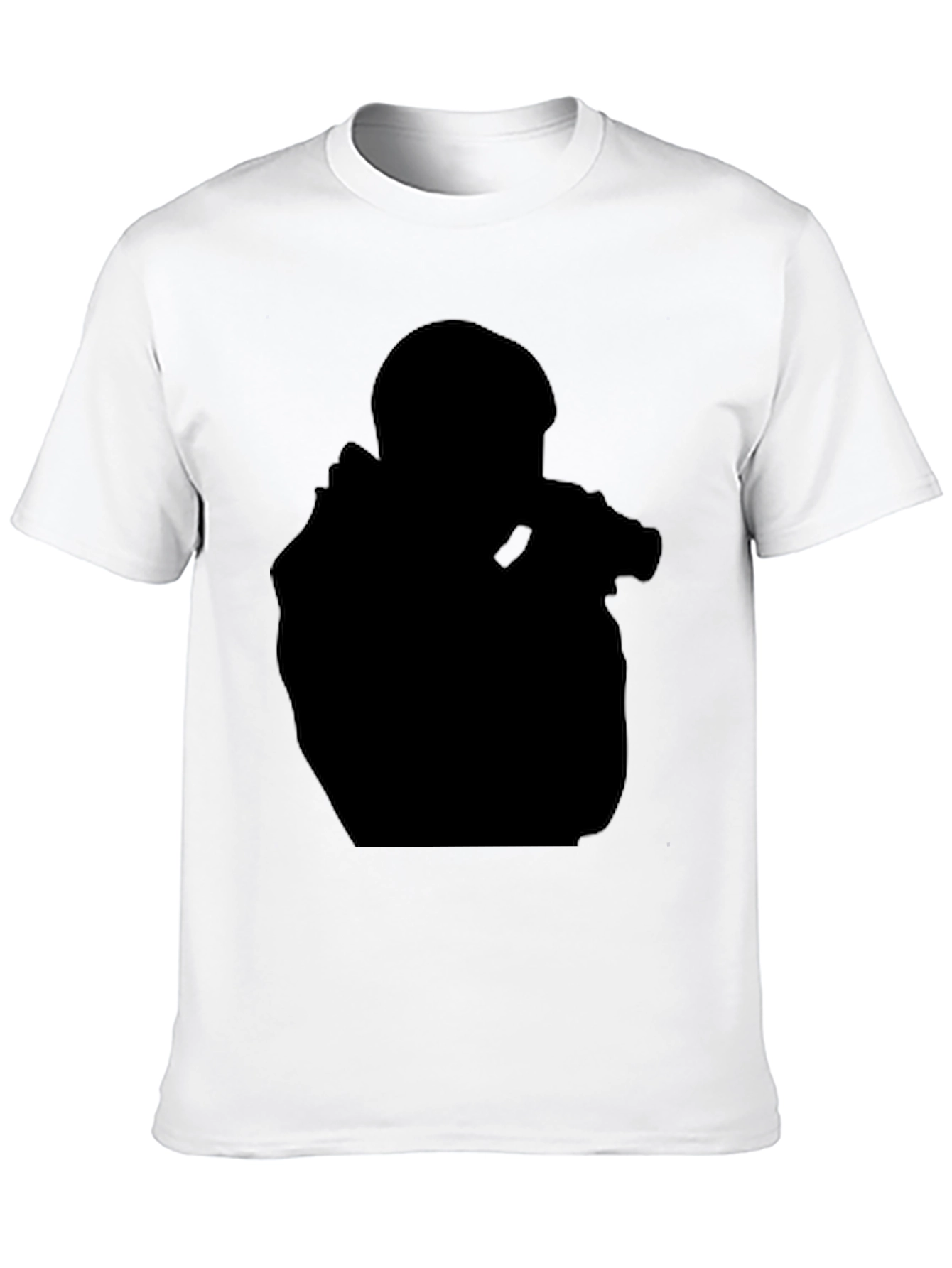 Silhouette Graphic Tee - Black Casual Shirt