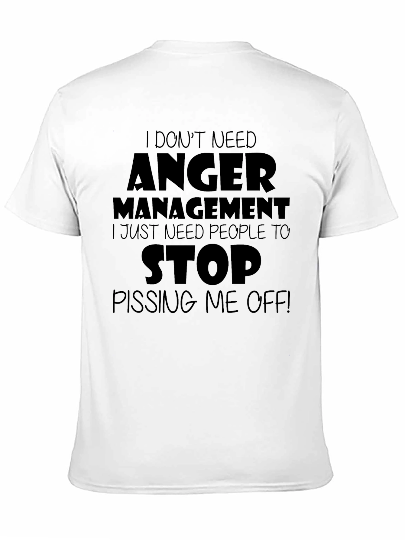 Anger Management Funny Graphic Tee