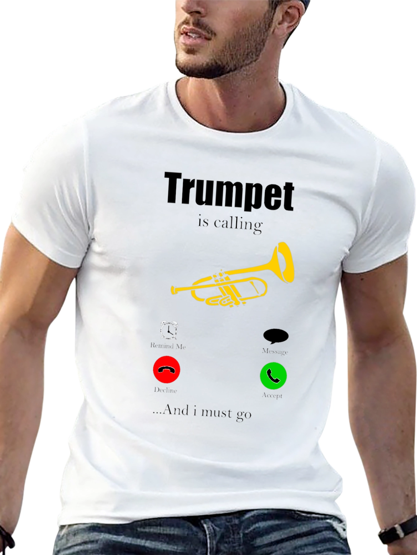 Trumpet is Calling T-Shirt - Musician Humor