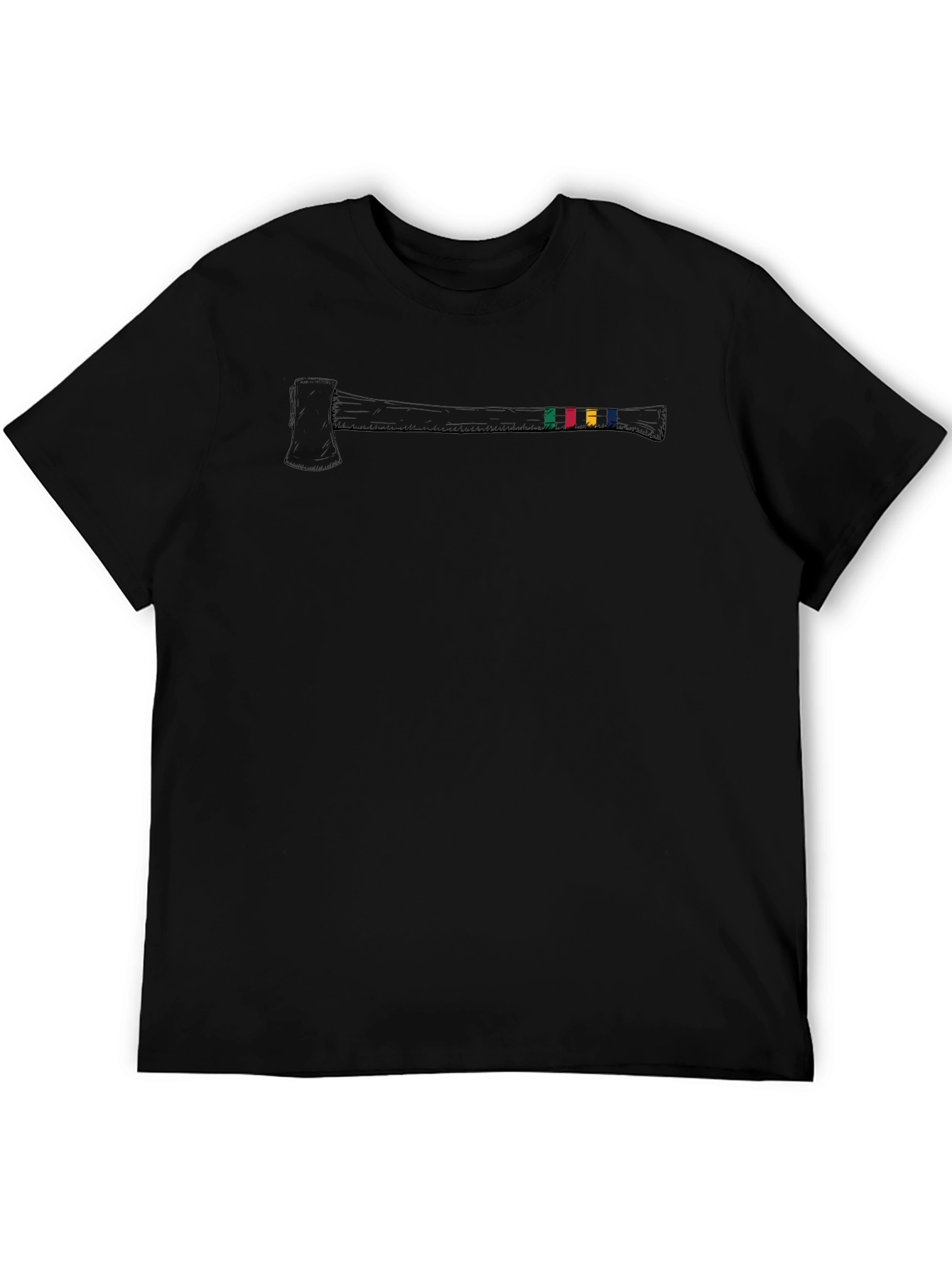 Axe Design Black T-Shirt