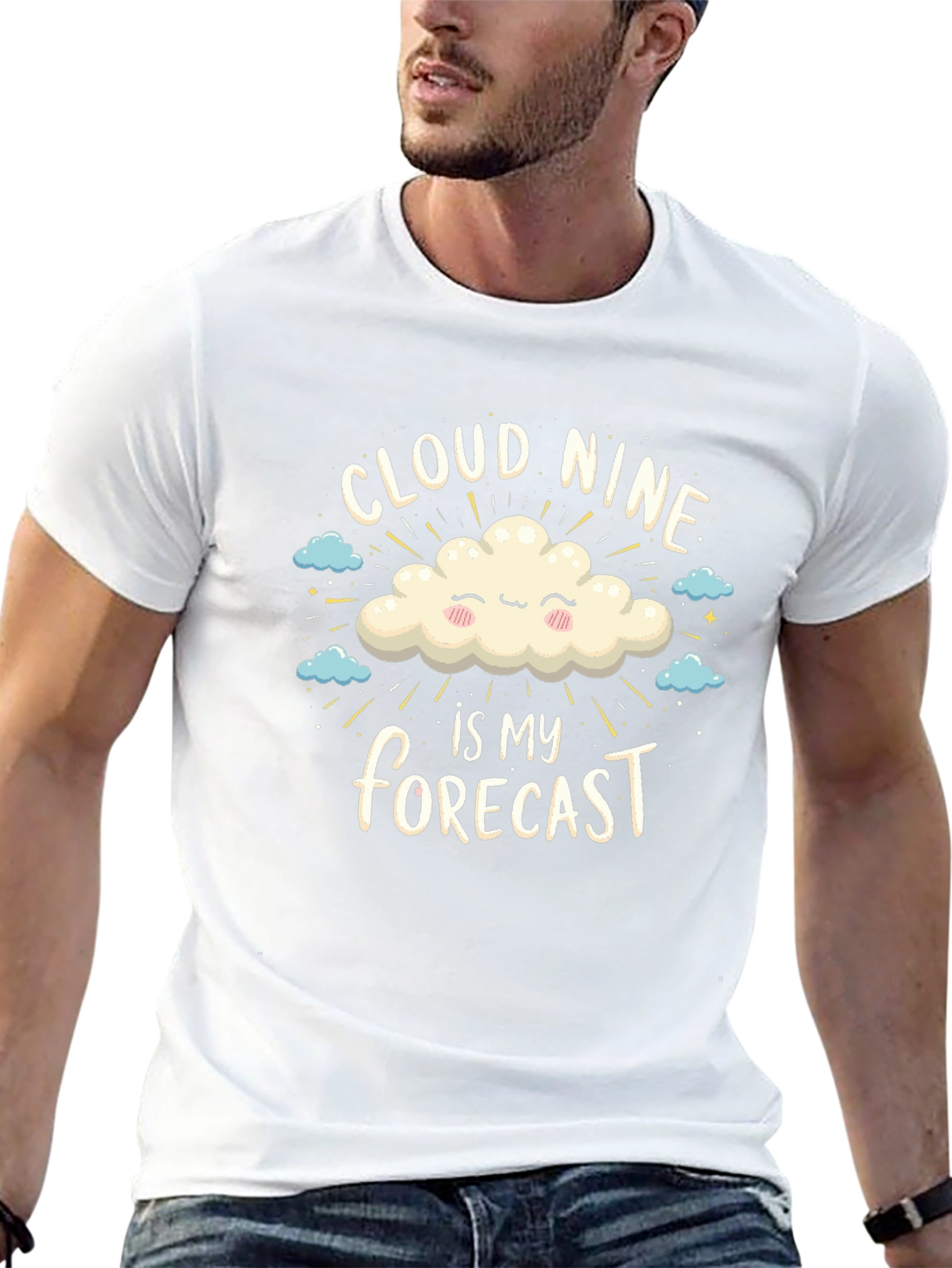 Cloud Nine T-Shirt - Positive Vibes