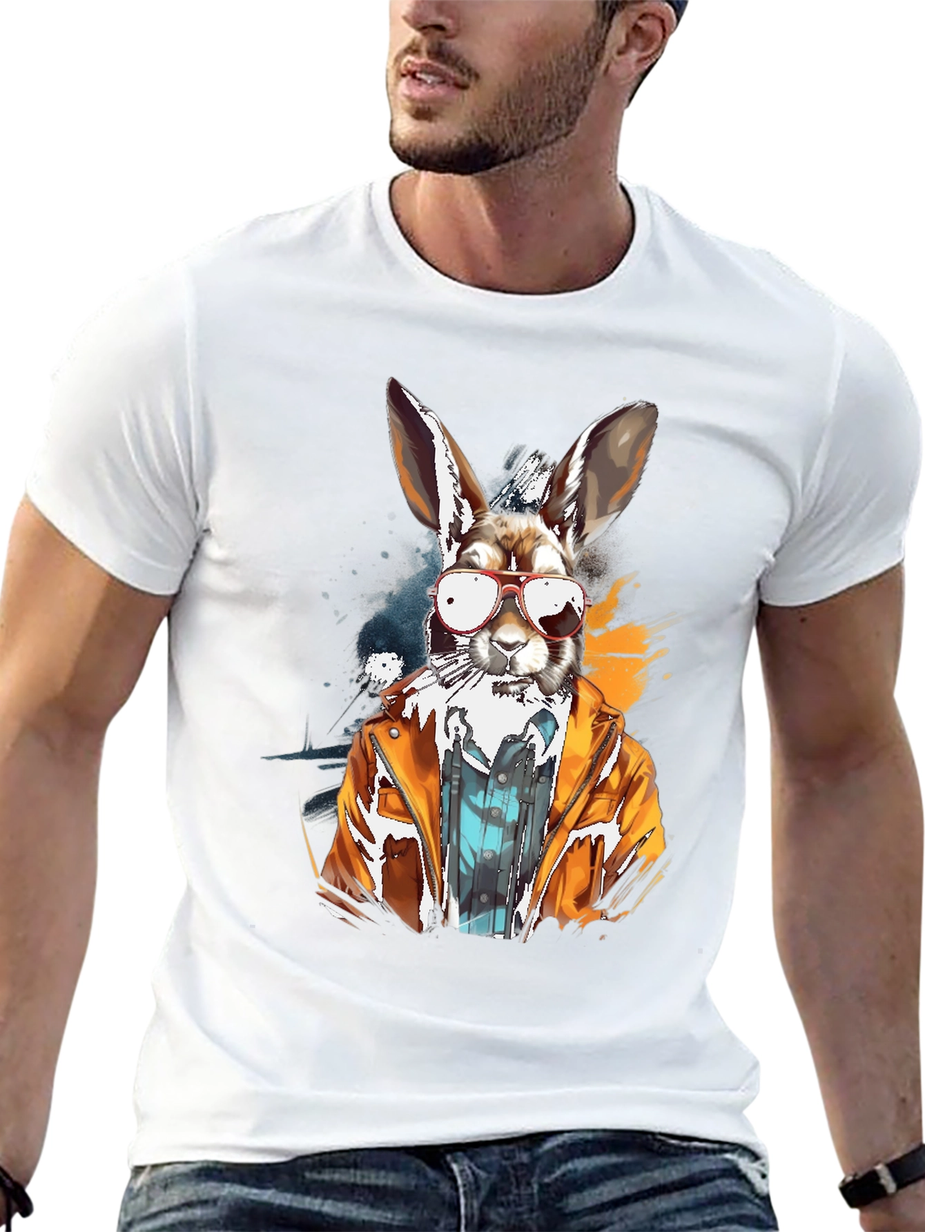 Cool Rabbit Graphic Tee