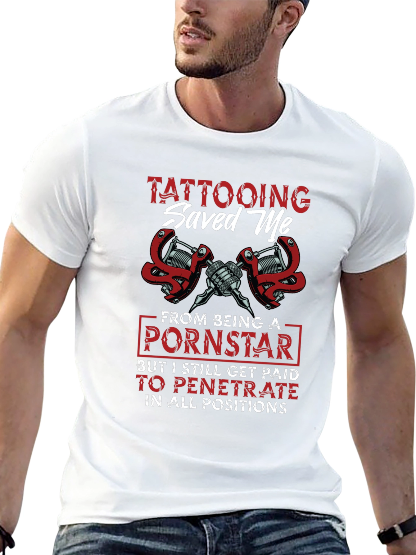 Tattooing Saved Me Graphic Tee