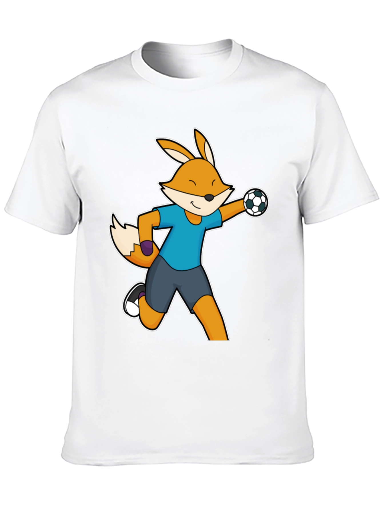 Fox Soccer Player Graphic Tee