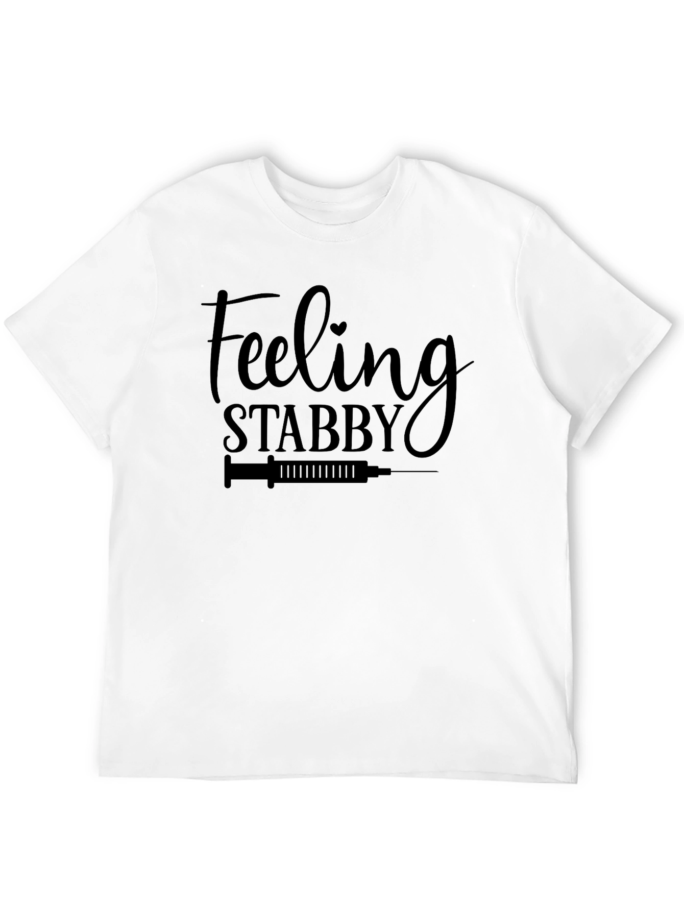Feeling Stabby Black Graphic Tee