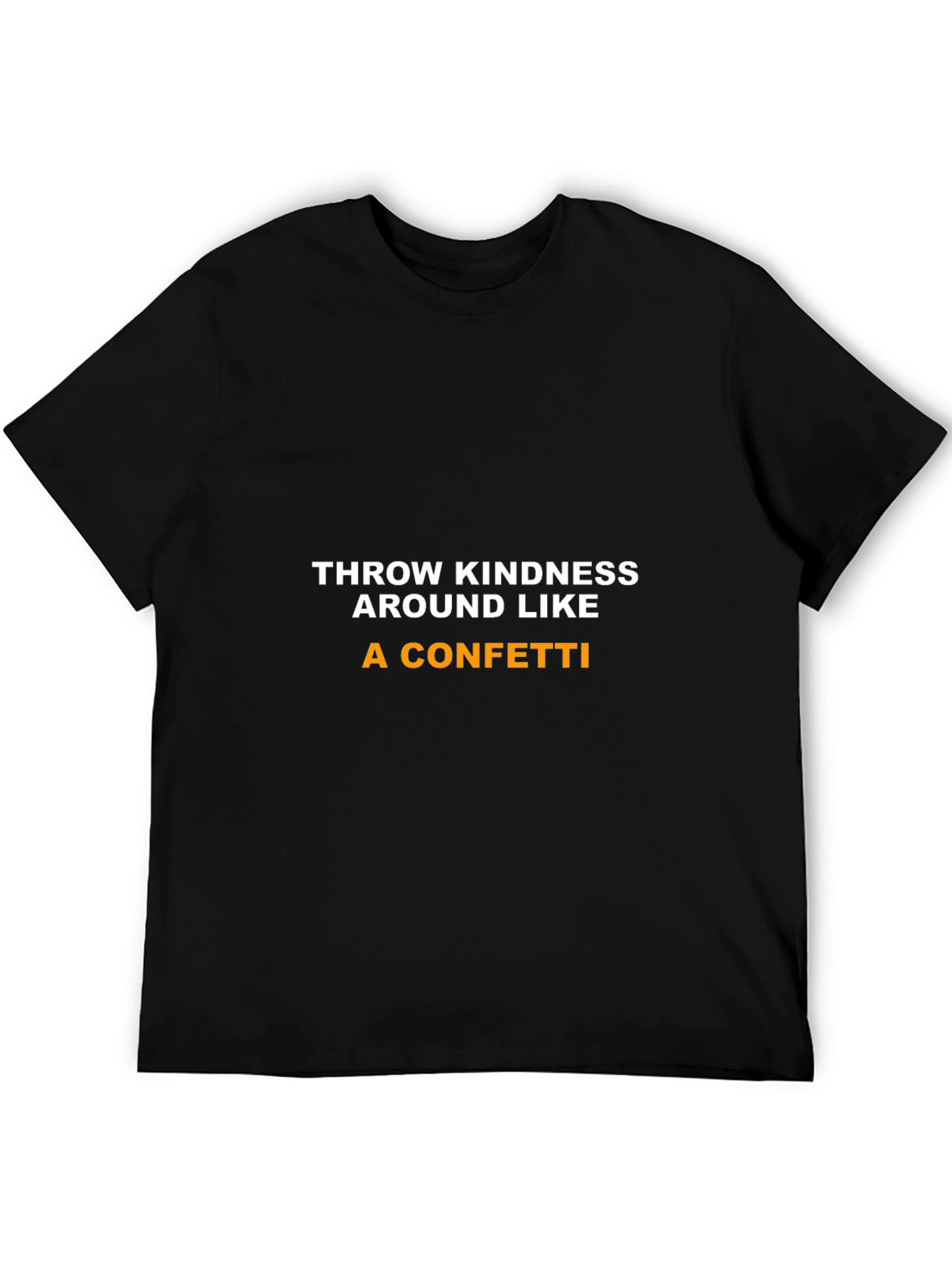 Kindness Confetti Black T-Shirt