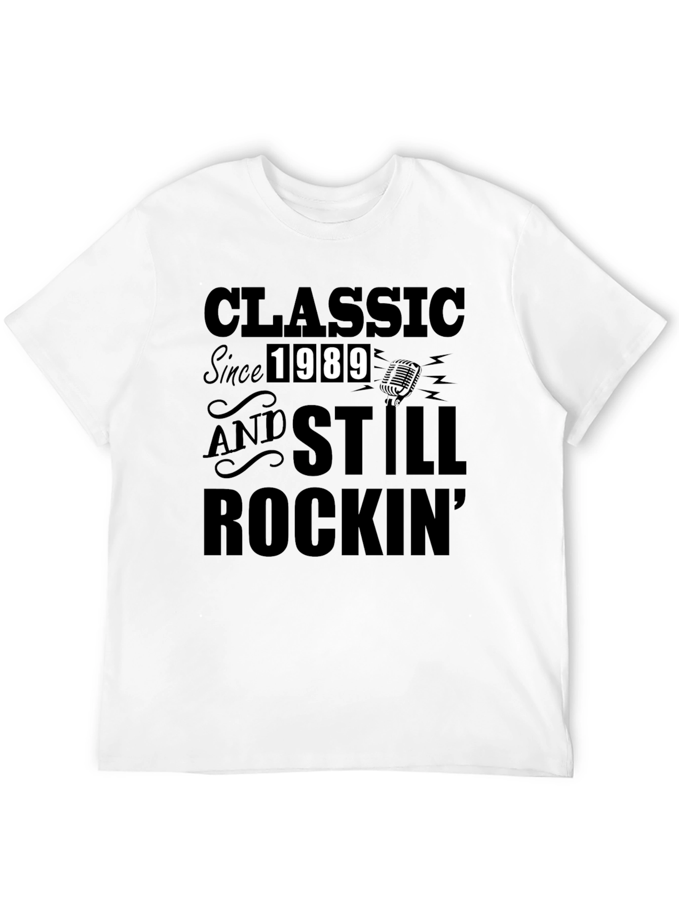 Classic Since 1989 Black Graphic Tee