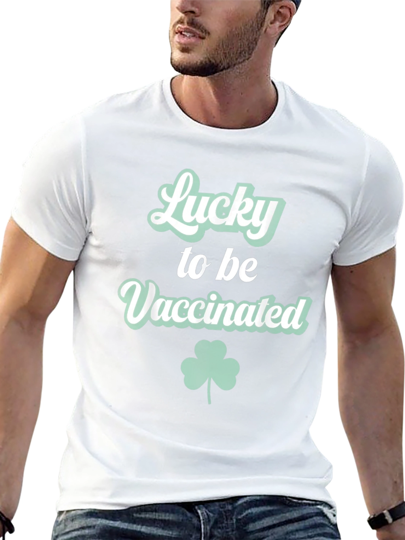 Lucky To Be Vaccinated St. Patricks Day T-Shirt