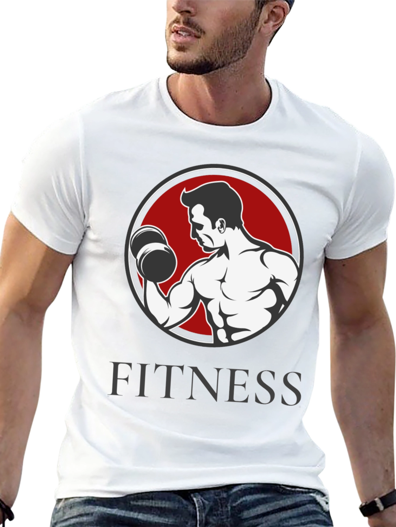 Fitness Graphic Tee - Gym Workout Shirt
