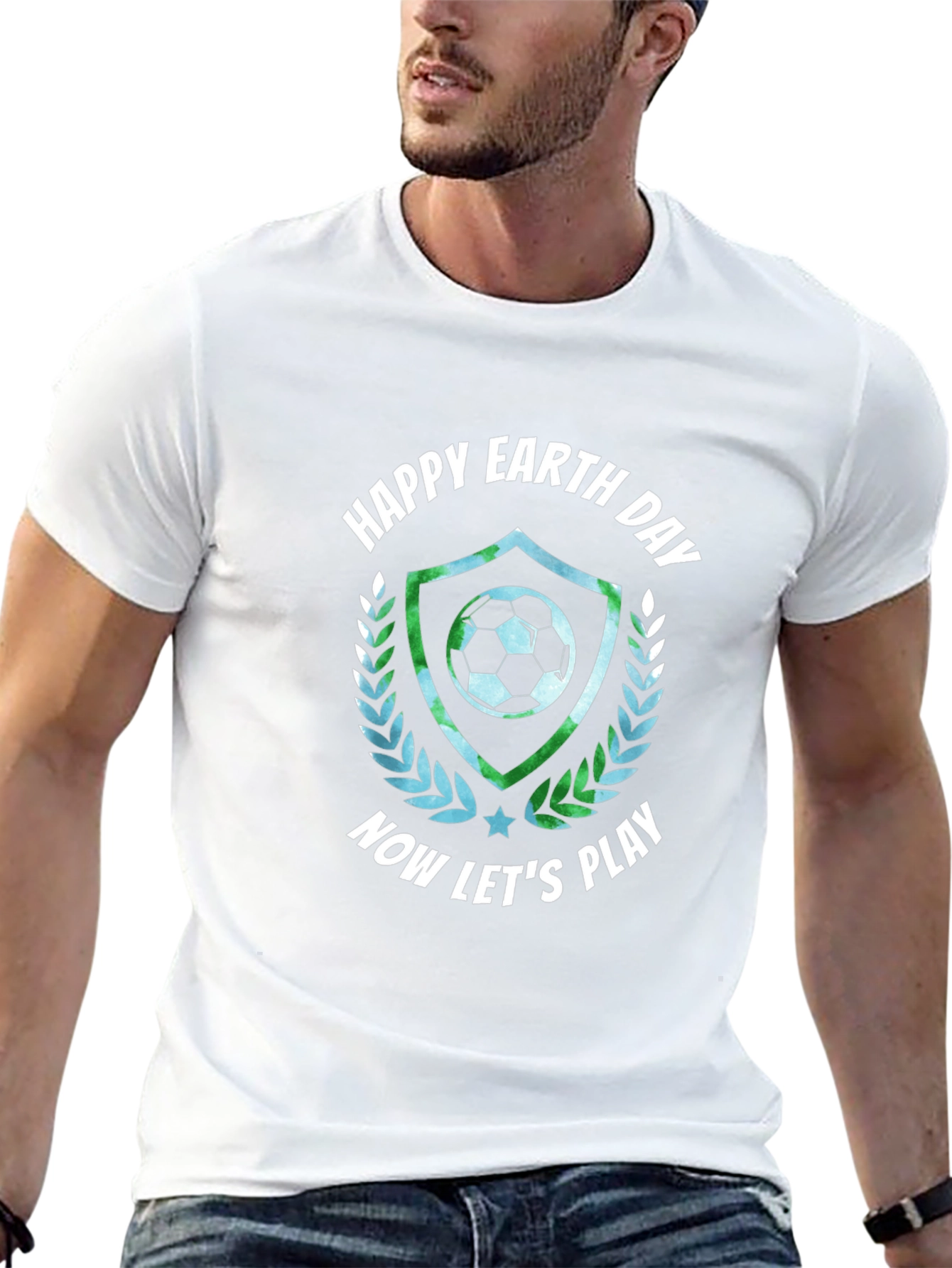 Happy Earth Day Soccer T-Shirt - Now Lets Play