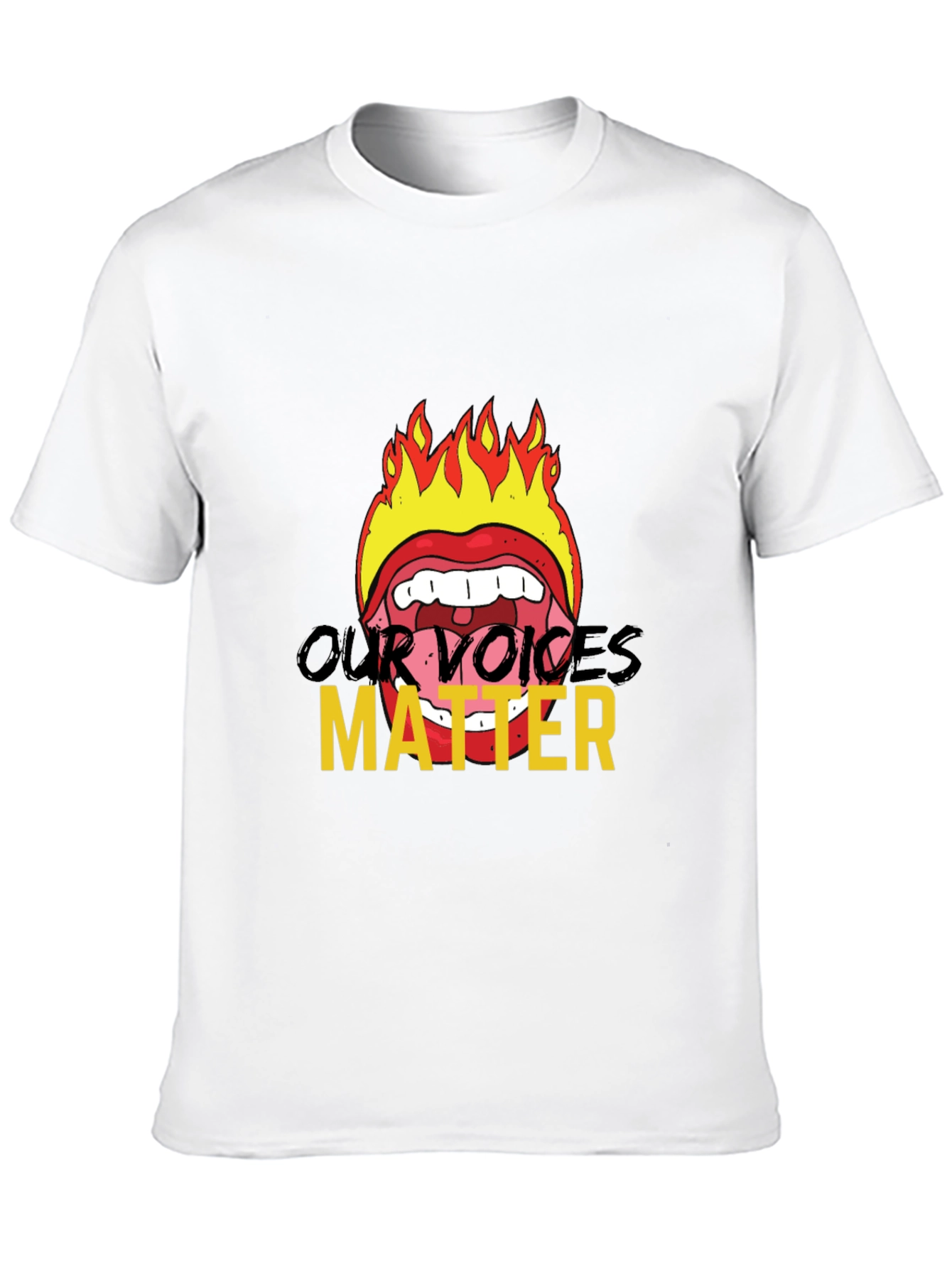 Fiery Voices Matter Graphic Tee