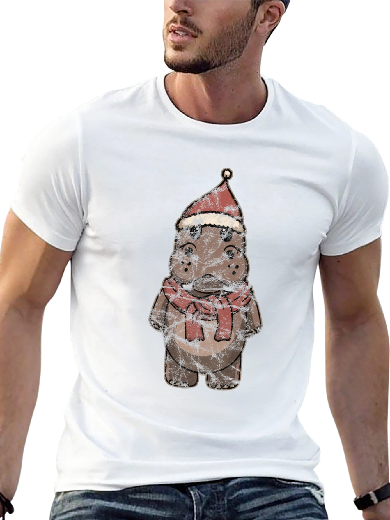 Festive Hippo T-Shirt