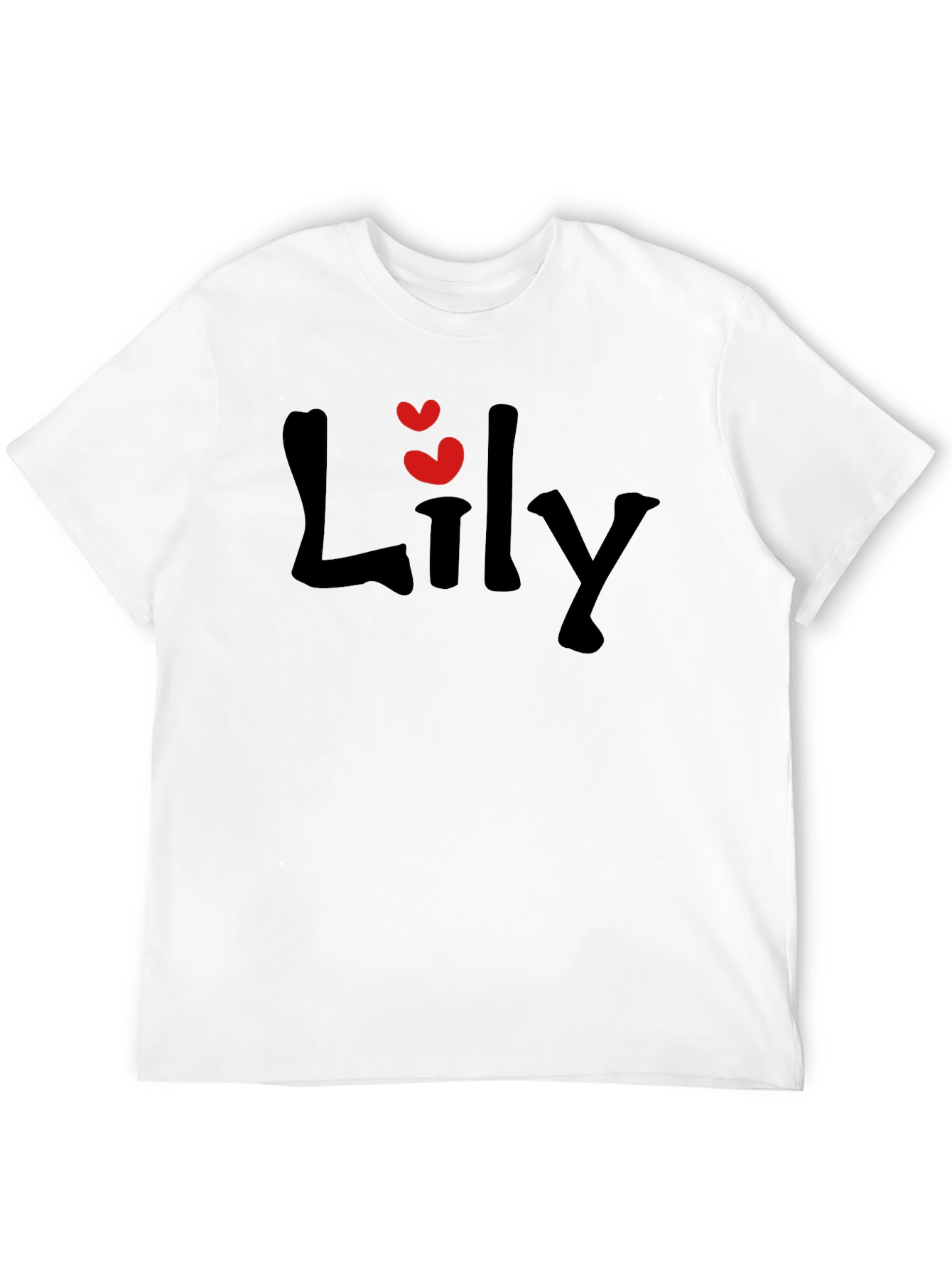 Lily Heart Graphic T-Shirt - Love Tee